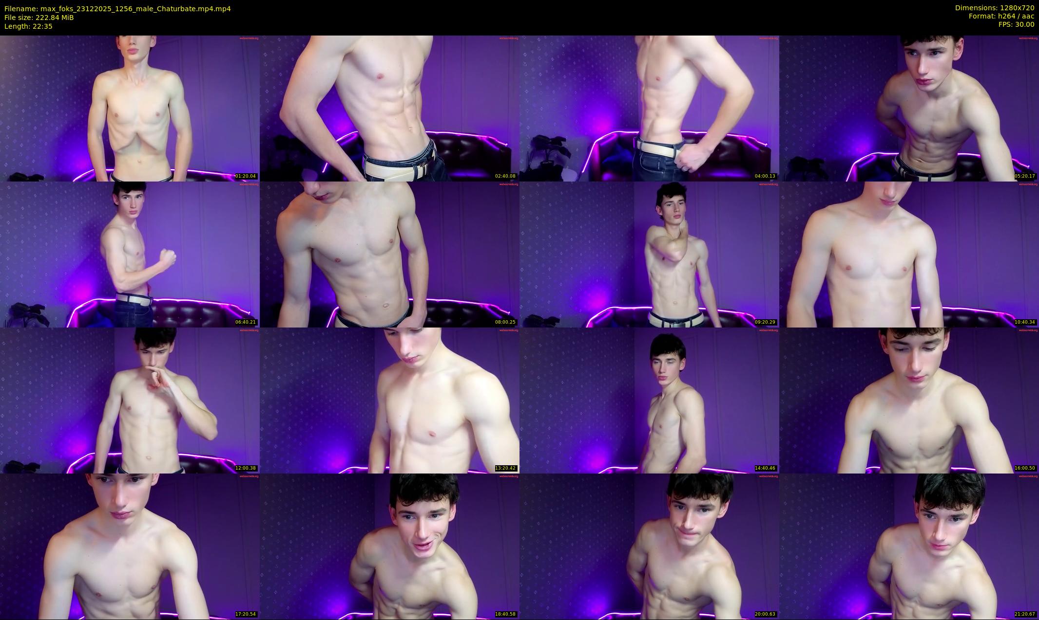 max_foks — 23 minute Chaturbate male cam show recording, 720p, Dec 23, 2025