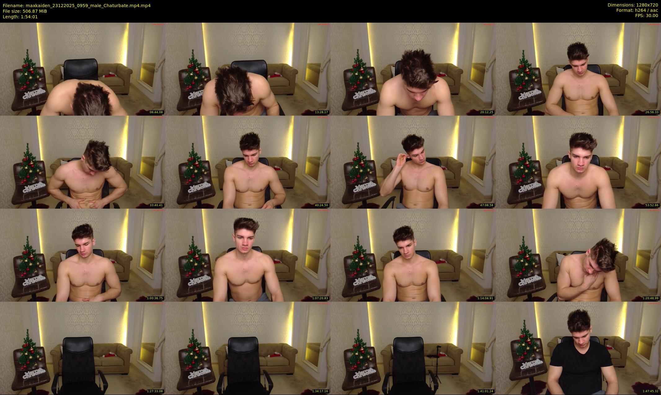maxkaiden — 115 minute Chaturbate male cam show recording, 720p, Dec 23, 2025