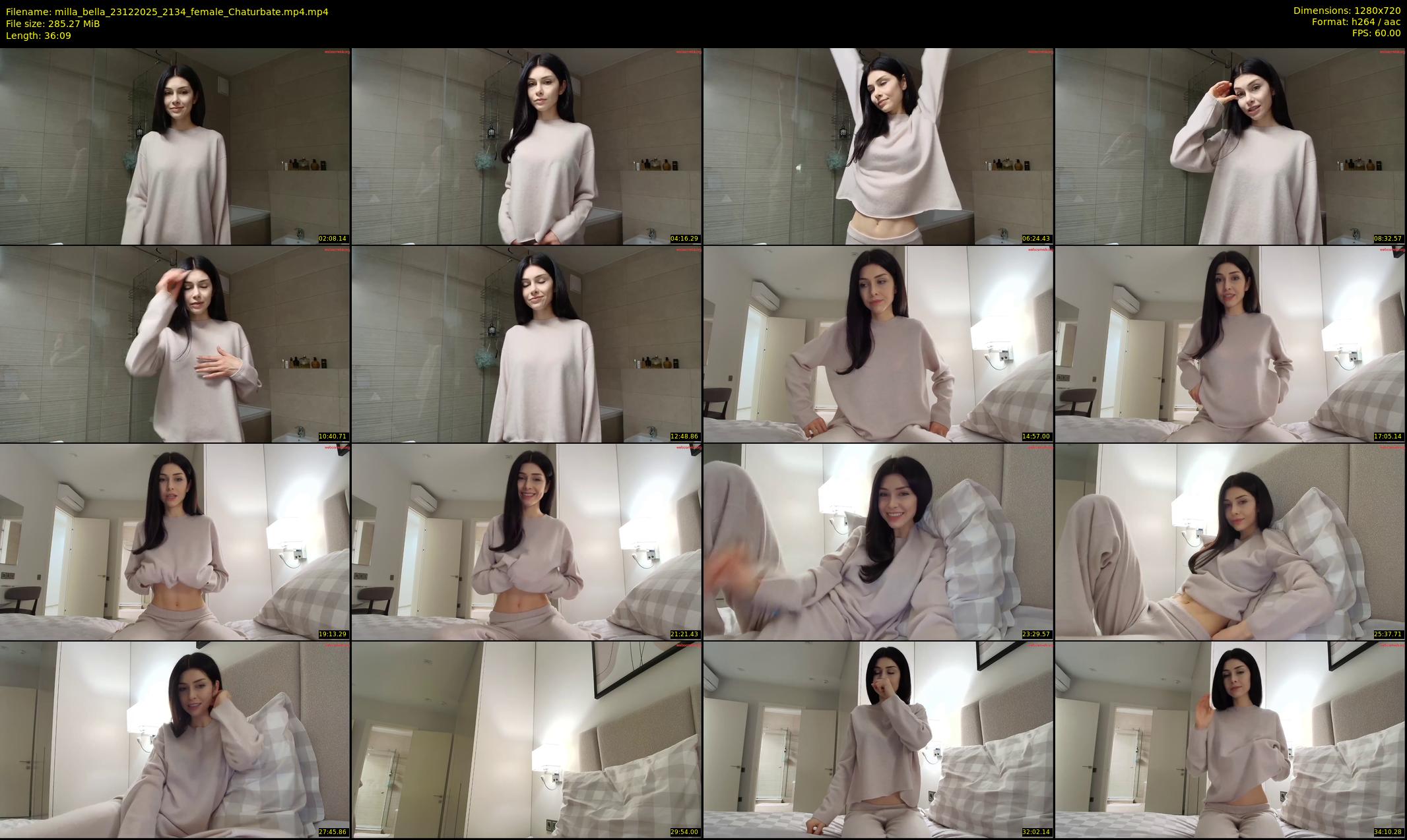 milla_bella — 37 minute Chaturbate female cam show recording, 720p, Dec 23, 2025