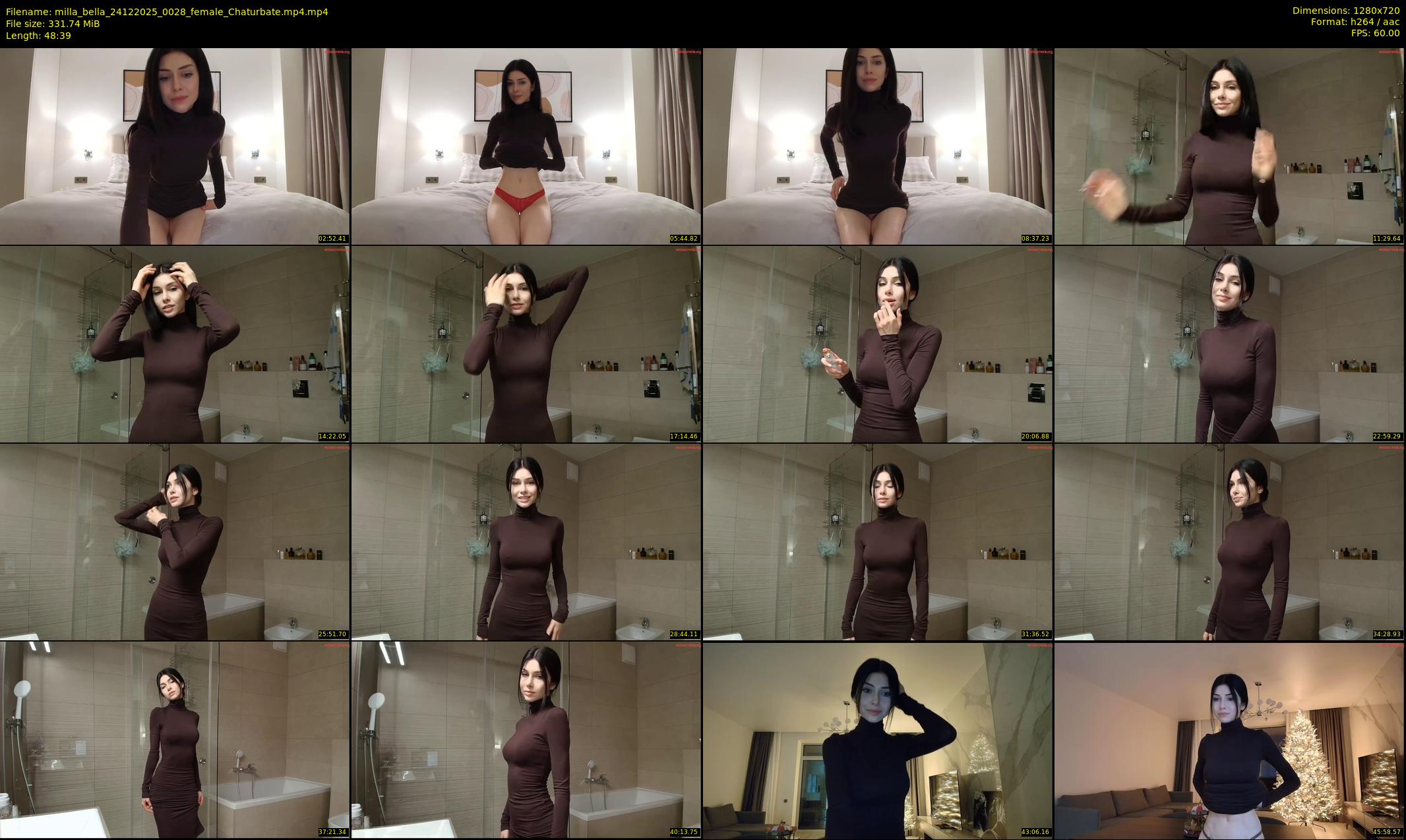milla_bella — 49 minute Chaturbate female cam show recording, 720p, Dec 24, 2025