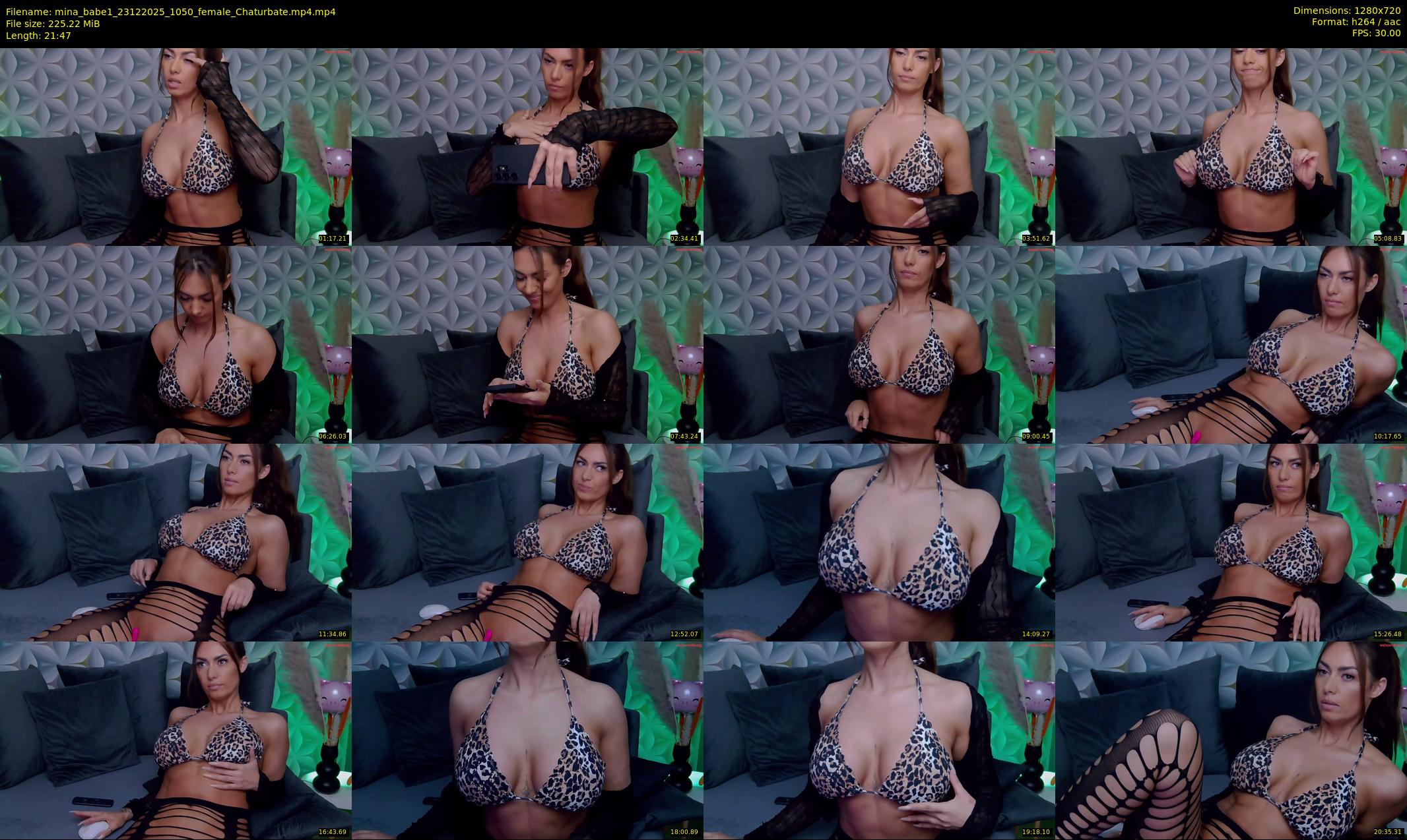 mina_babe1 — 22 minute Chaturbate female cam show recording, 720p, Dec 23, 2025