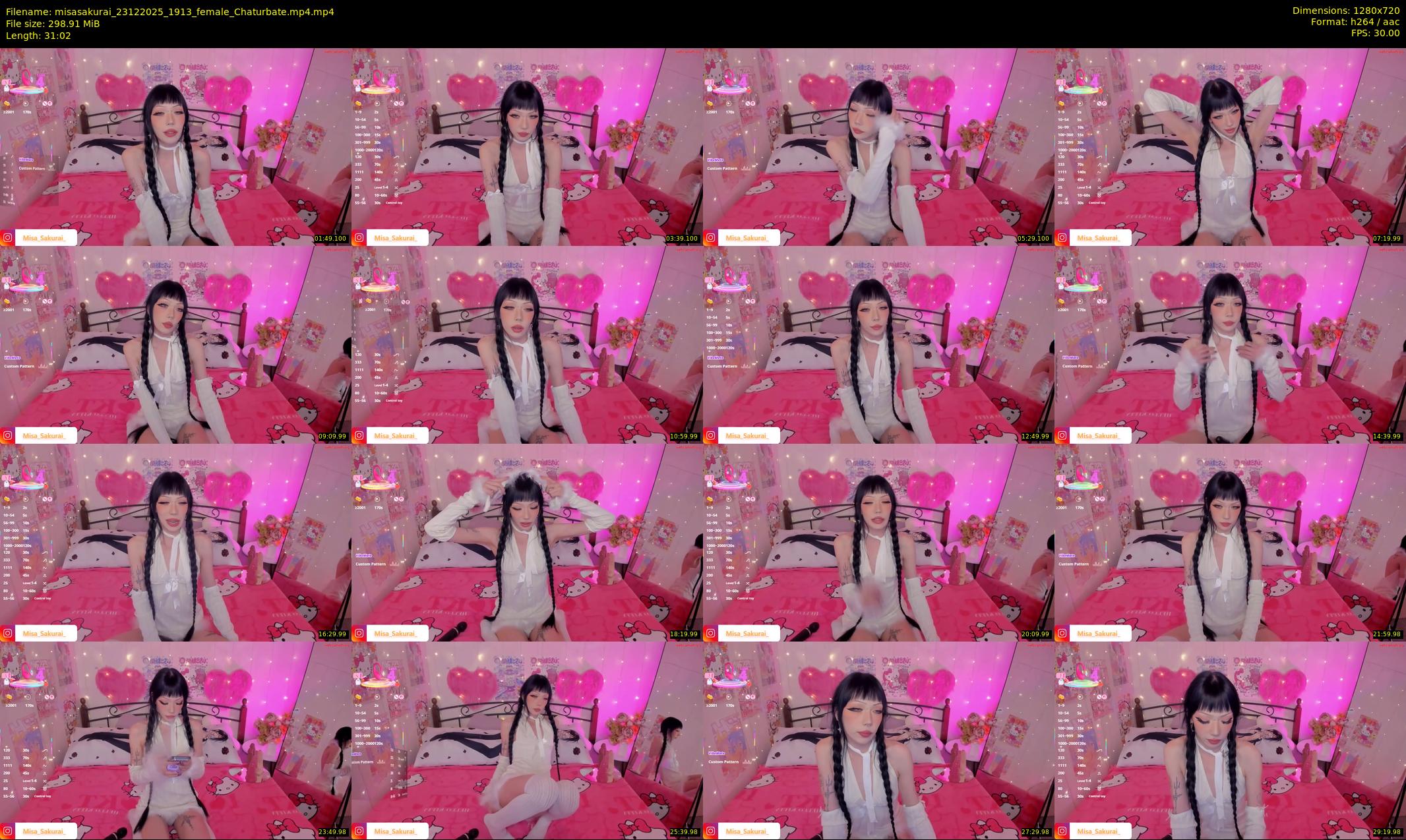 misasakurai — 32 minute Chaturbate female cam show recording, 720p, Dec 23, 2025
