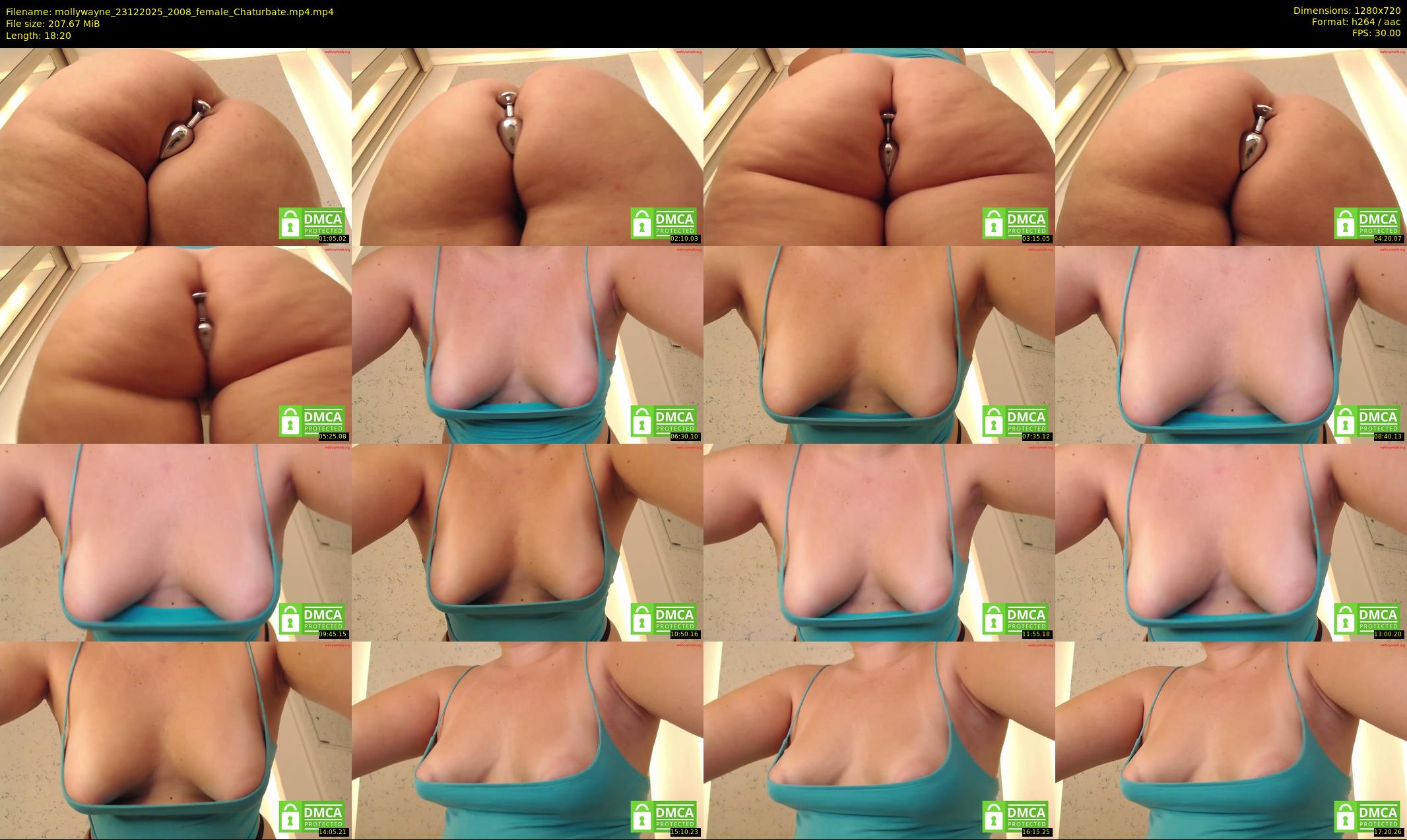 mollywayne — 19 minute Chaturbate female cam show recording, 720p, Dec 23, 2025