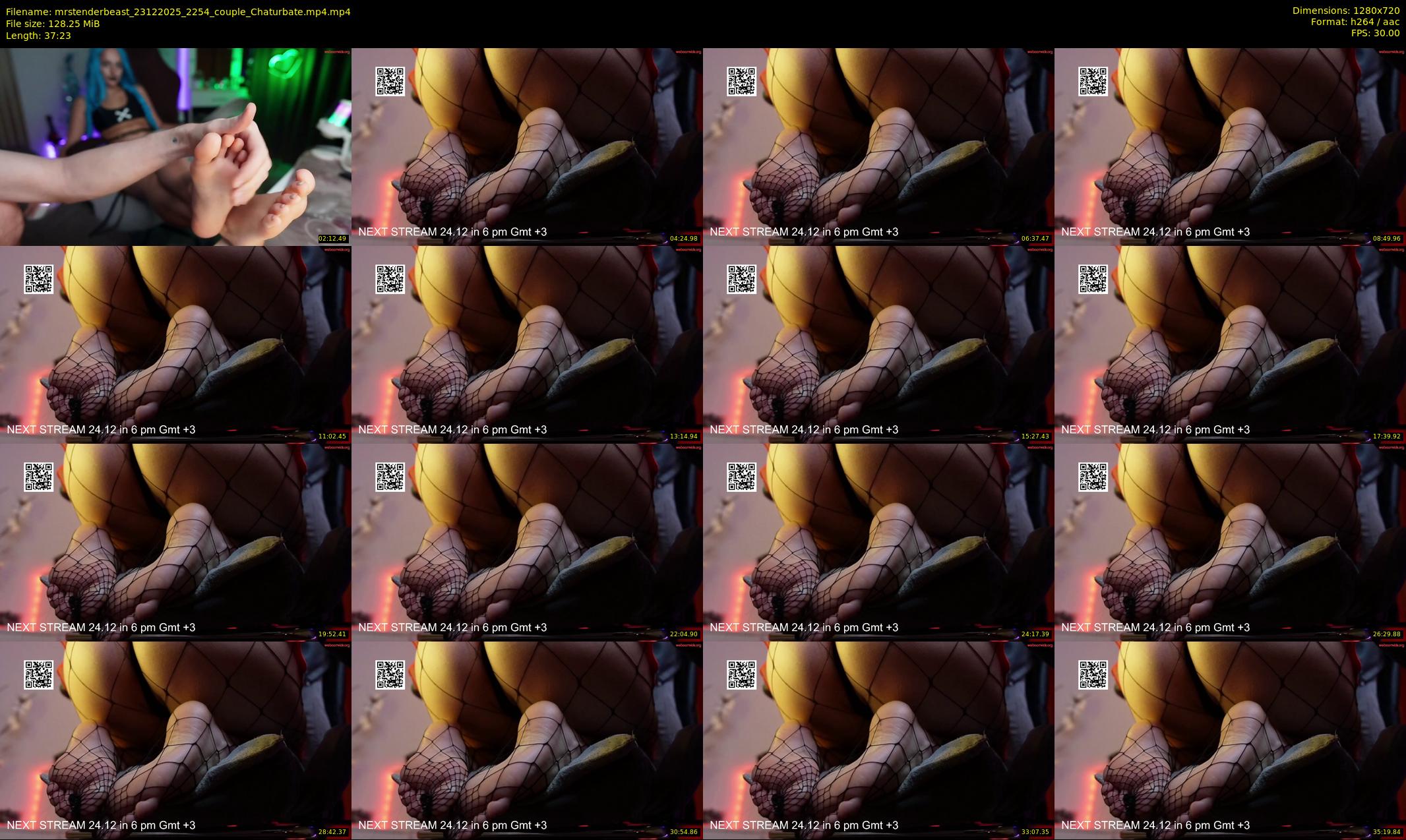 mrstenderbeast — 38 minute Chaturbate couple cam show recording, 720p, Dec 23, 2025