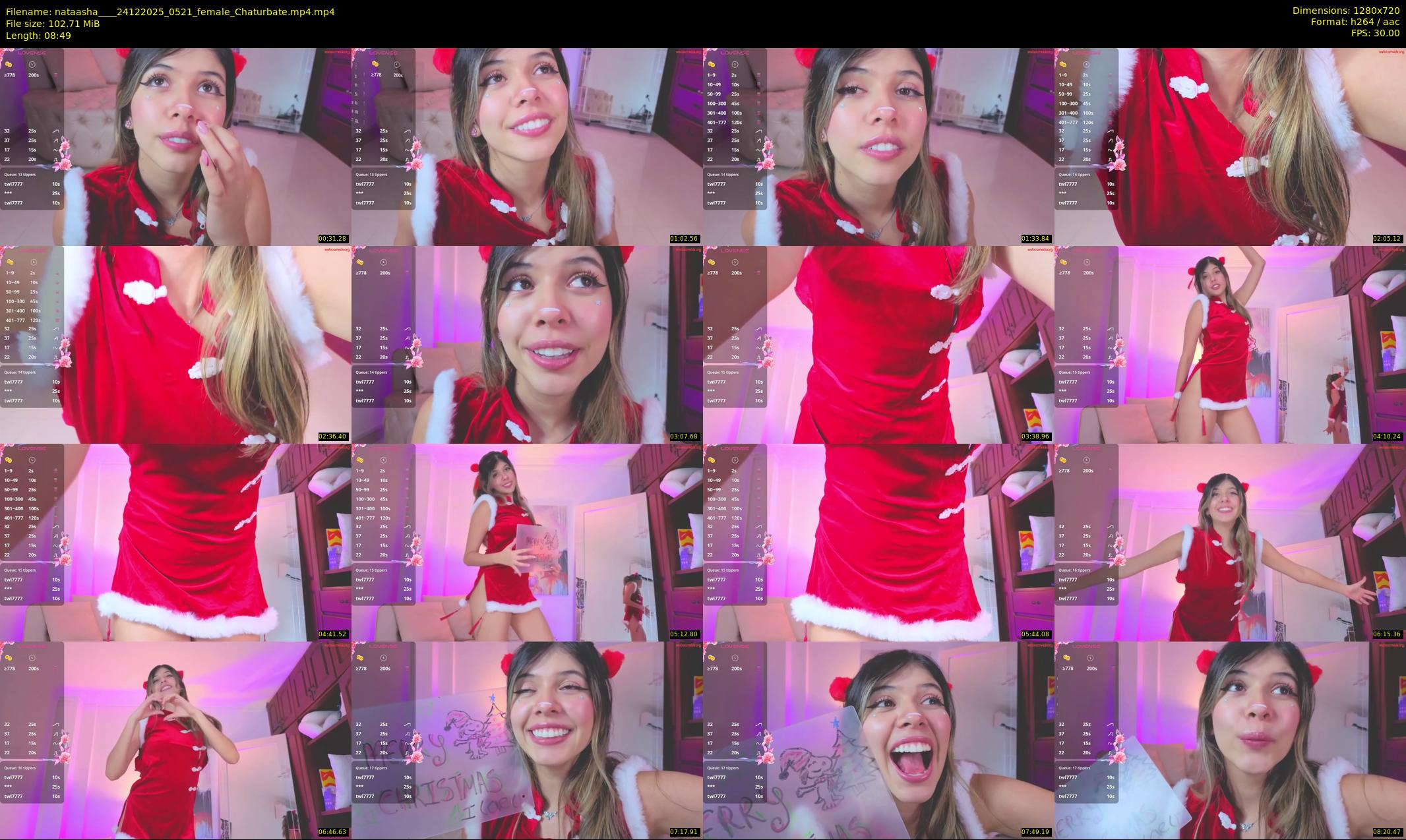 nataasha___ — 9 minute Chaturbate female cam show recording, 720p, Dec 24, 2025