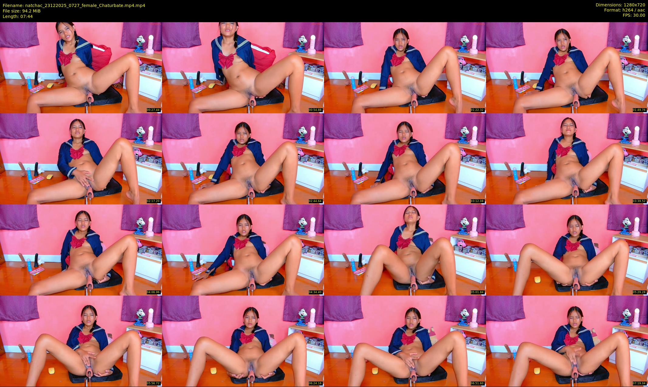 natchac — 8 minute Chaturbate female cam show recording, 720p, Dec 23, 2025