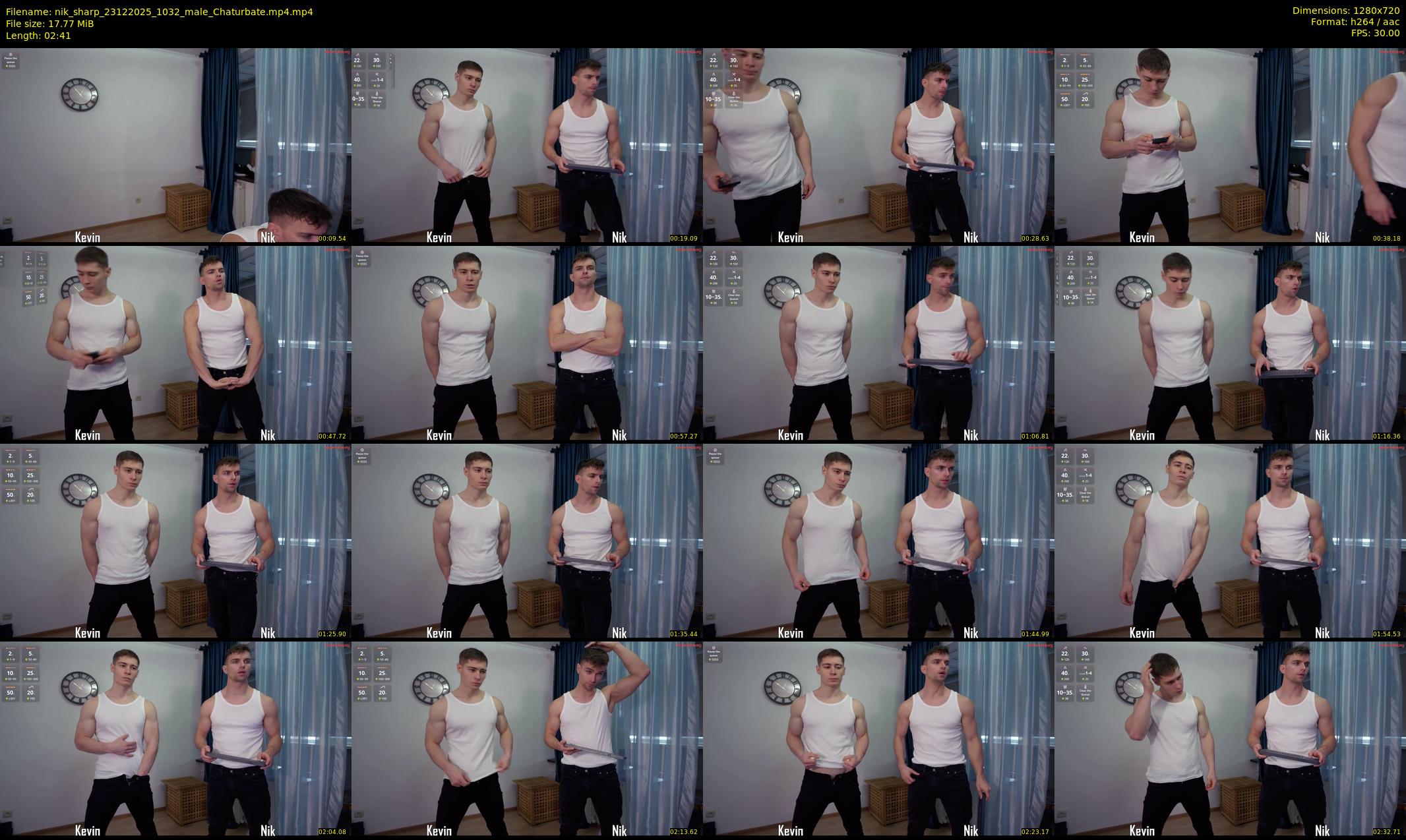 nik_sharp — 3 minute Chaturbate male cam show recording, 720p, Dec 23, 2025