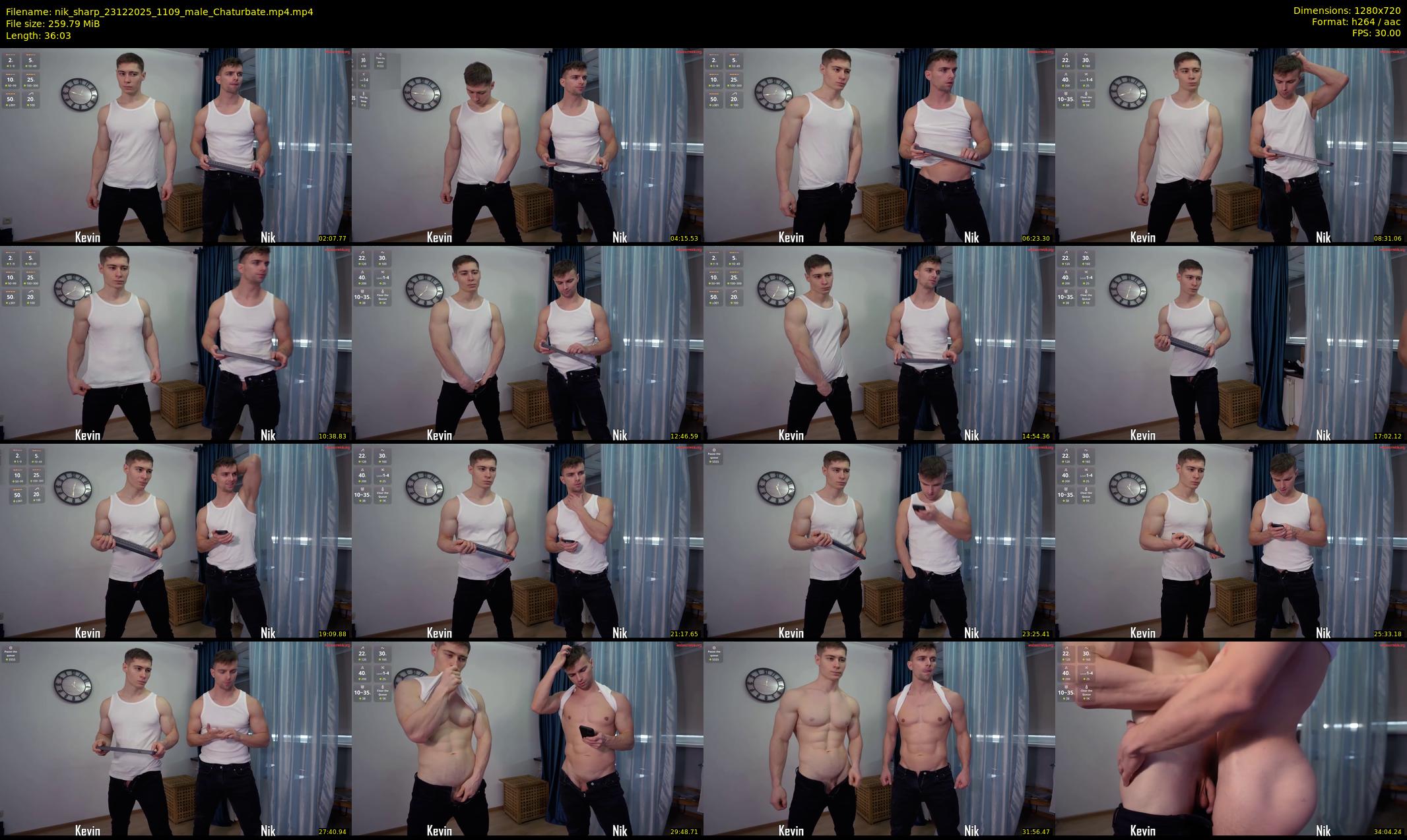 nik_sharp — 37 minute Chaturbate male cam show recording, 720p, Dec 23, 2025