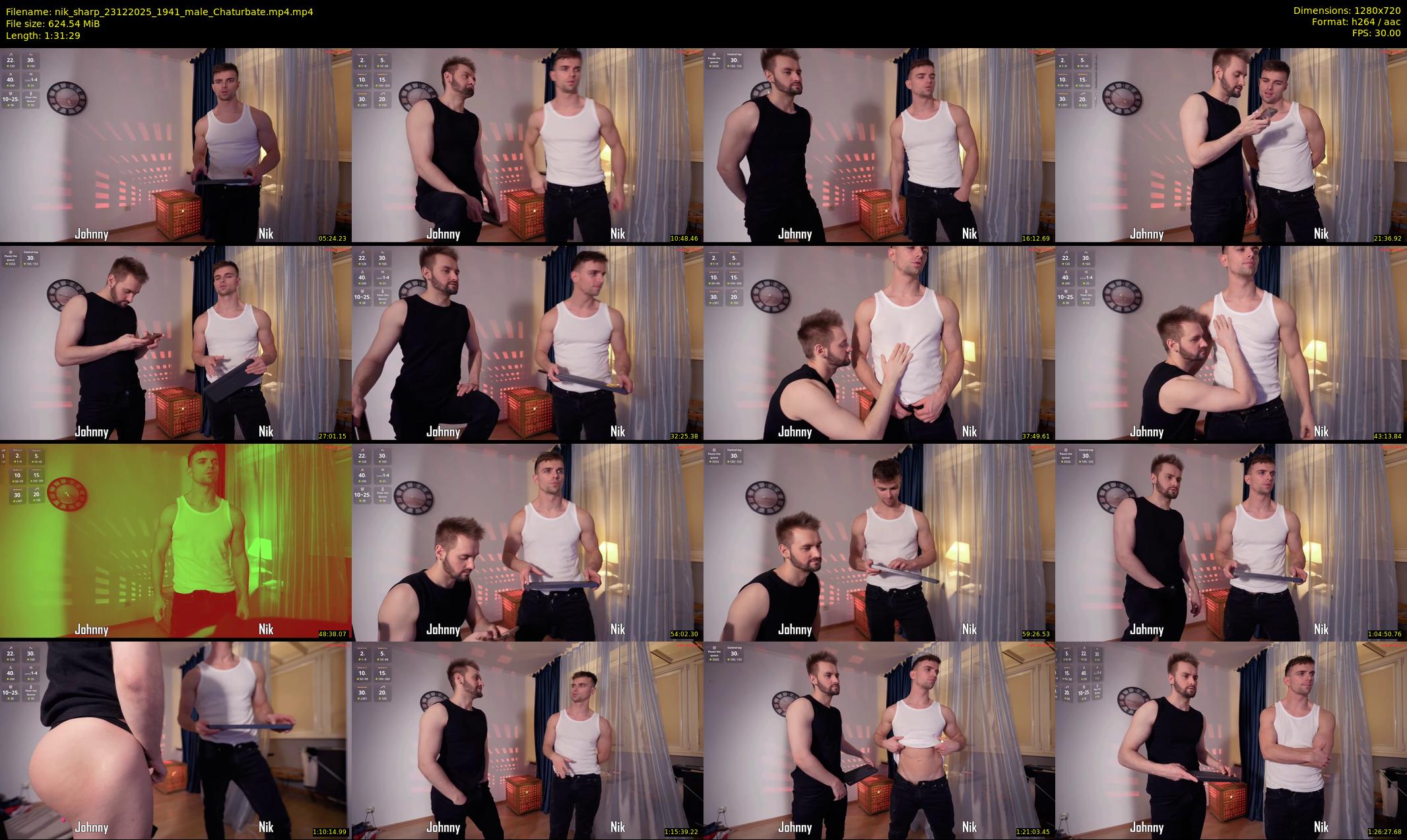 nik_sharp — 92 minute Chaturbate male cam show recording, 720p, Dec 23, 2025