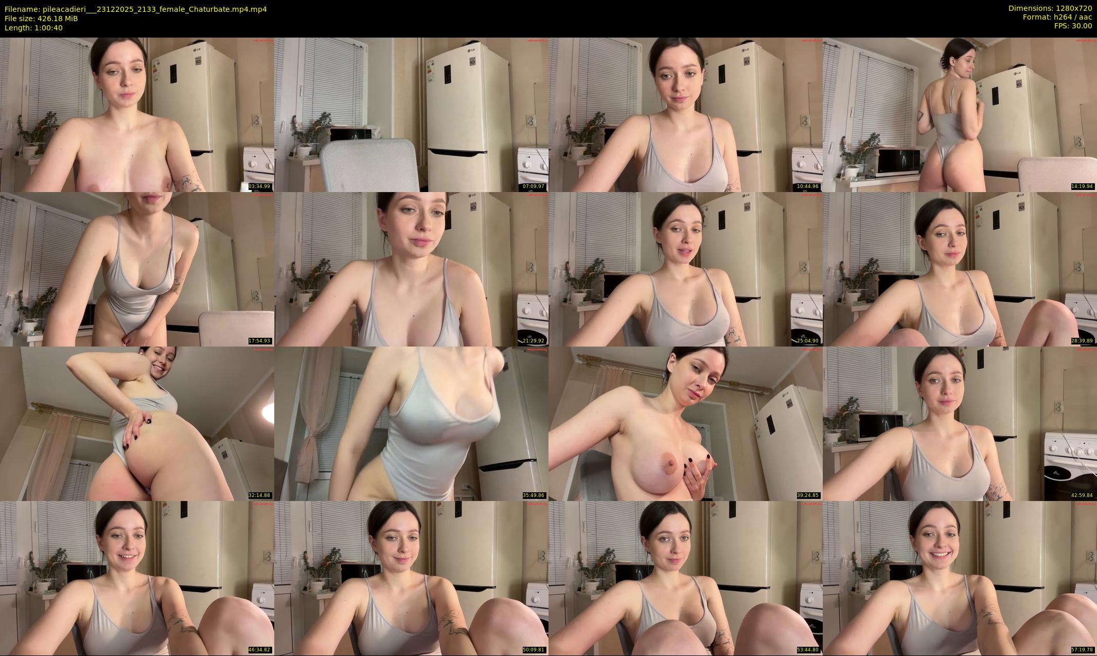 pileacadieri__ — 61 minute Chaturbate female cam show recording, 720p, Dec 23, 2025