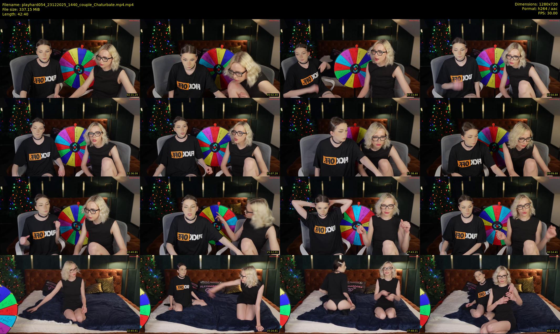 playhard054 — 43 minute Chaturbate couple cam show recording, 720p, Dec 23, 2025