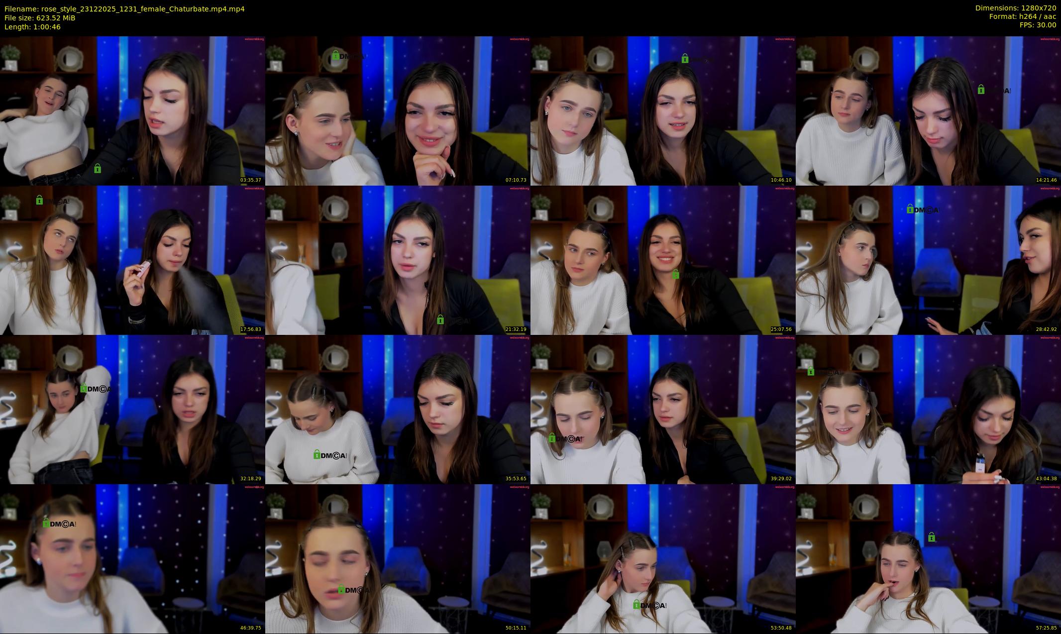 rose_style — 61 minute Chaturbate couple cam show recording, 720p, Dec 23, 2025