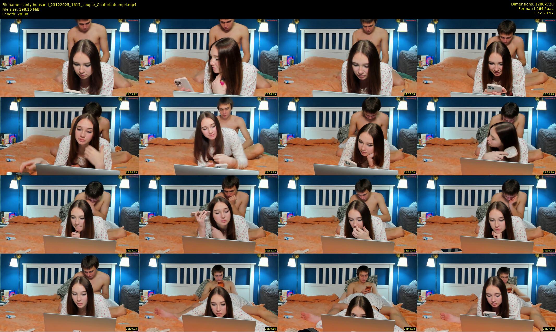 santythousand — 28 minute Chaturbate couple cam show recording, 720p, Dec 23, 2025