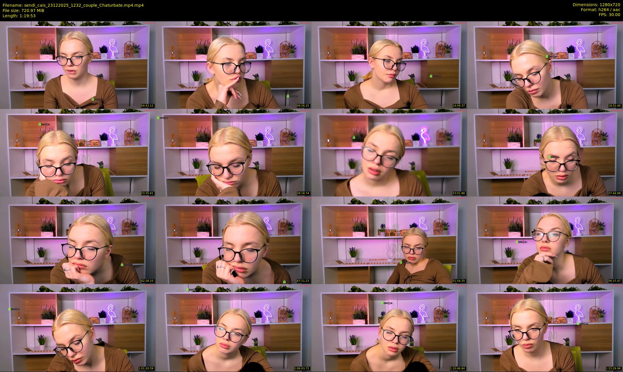 sendi_cais — 80 minute Chaturbate female cam show recording, 720p, Dec 23, 2025