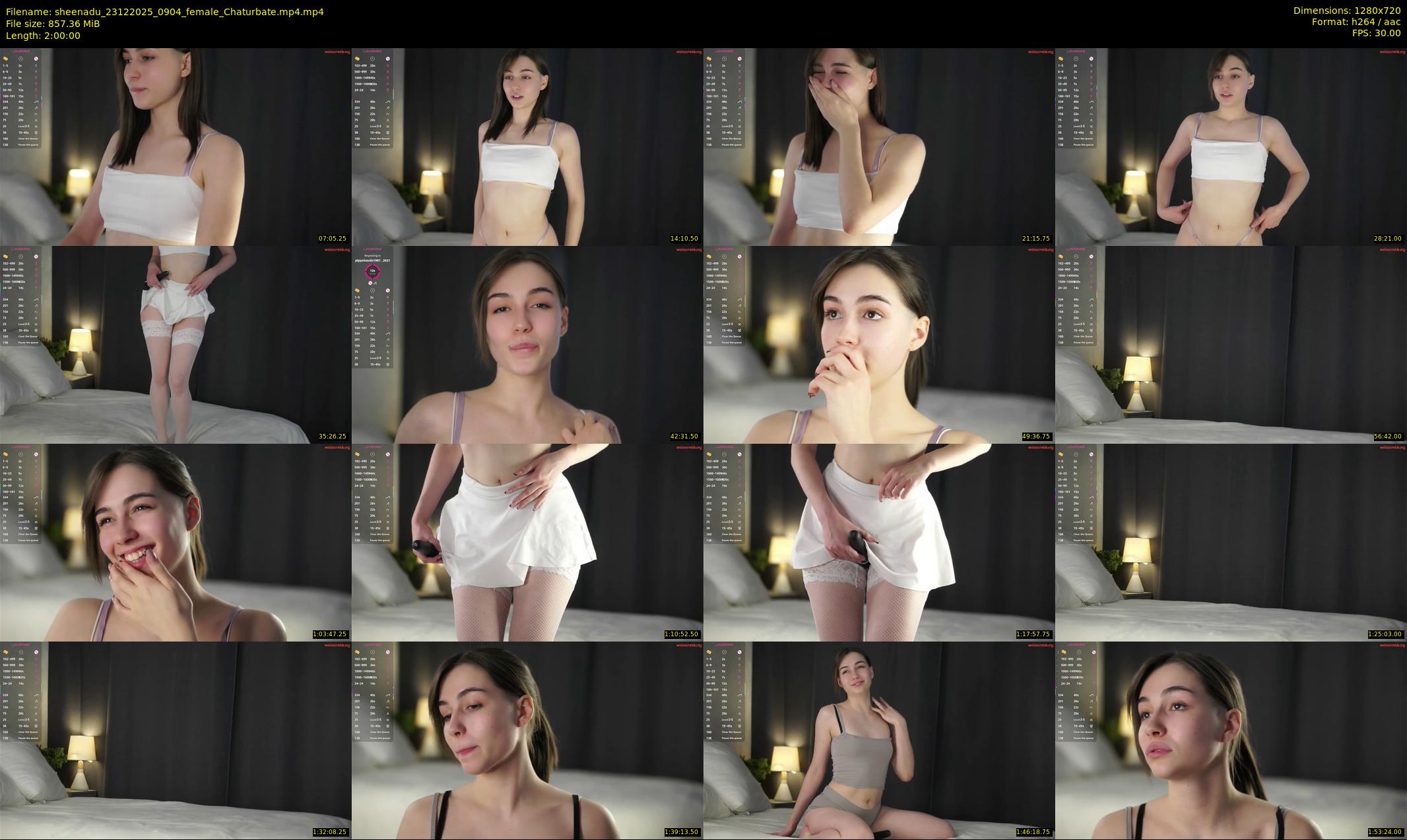sheenadu — 120 minute Chaturbate female cam show recording, 720p, Dec 23, 2025
