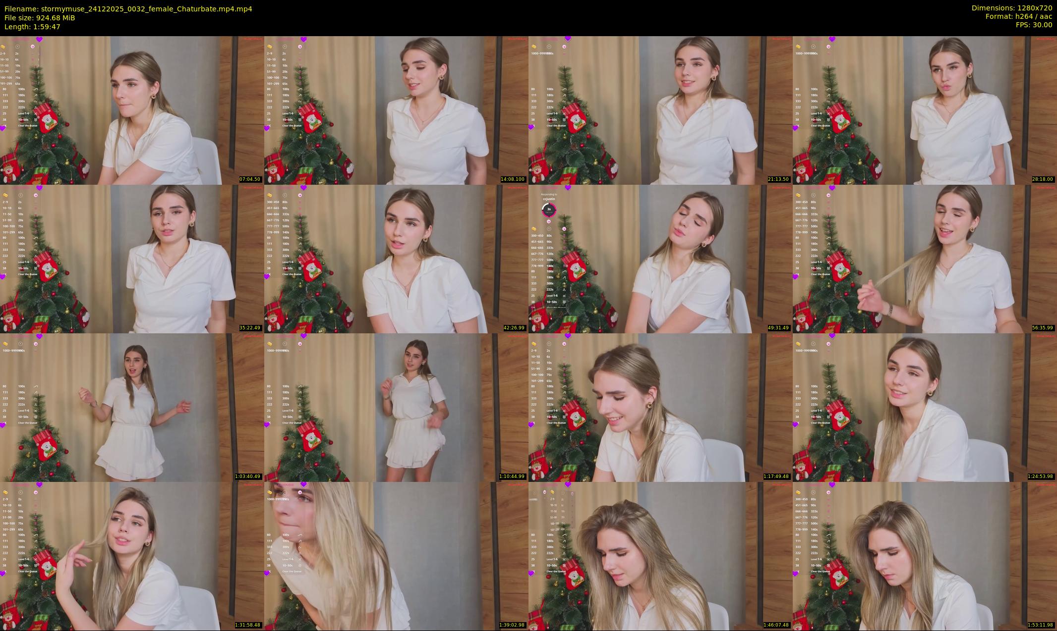 stormymuse — 120 minute Chaturbate female cam show recording, 720p, Dec 24, 2025