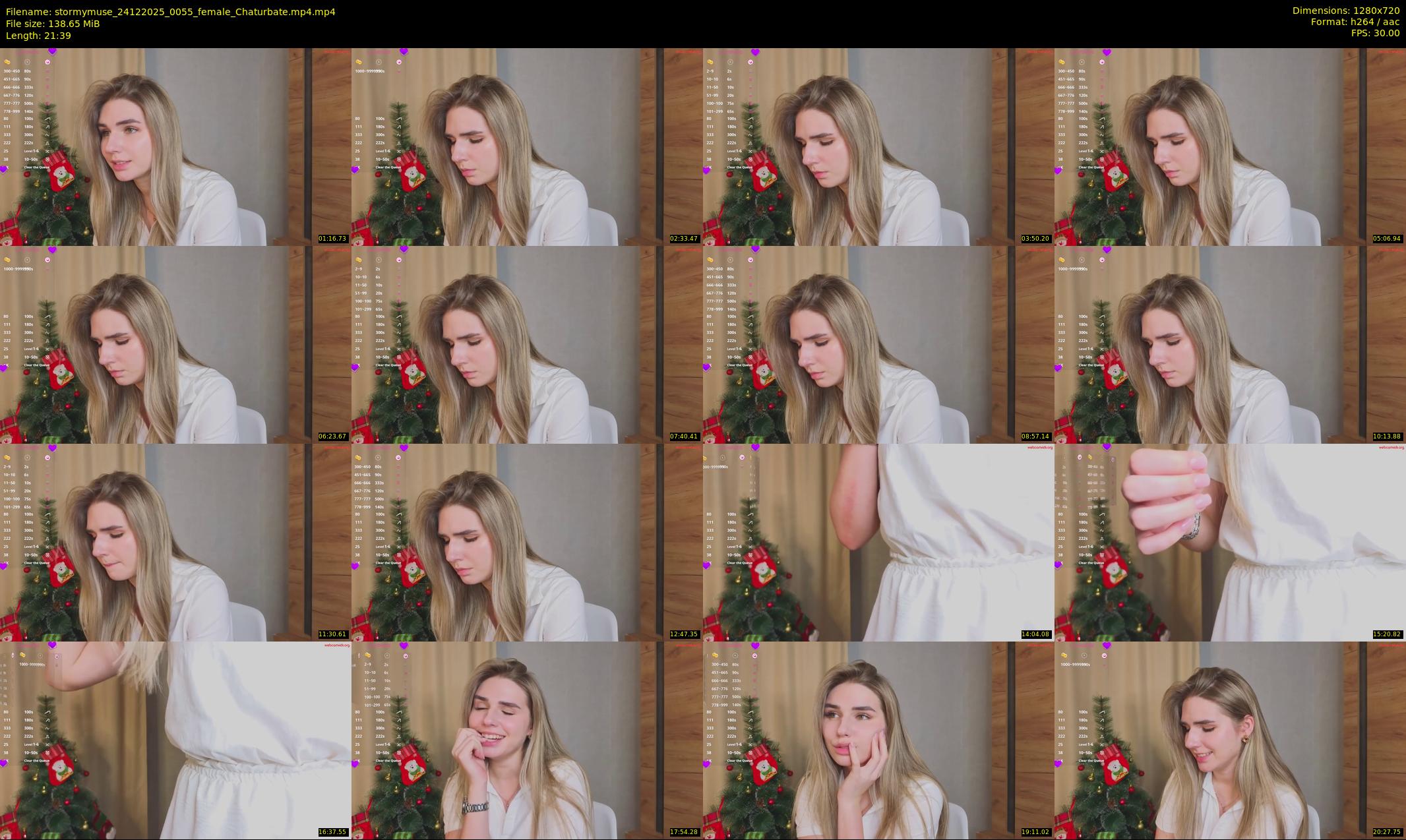 stormymuse — 22 minute Chaturbate female cam show recording, 720p, Dec 24, 2025
