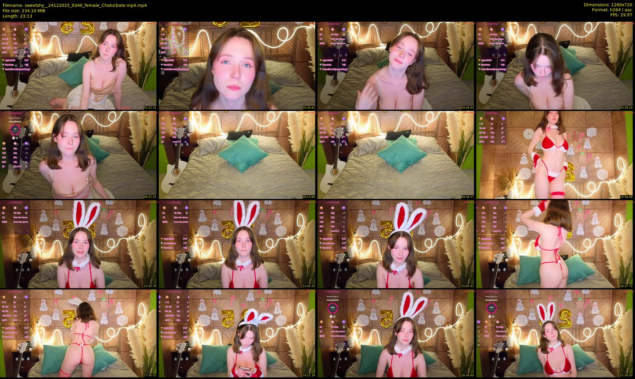 sweetshy_ — 24 minute Chaturbate female cam show recording, 720p, Dec 24, 2025