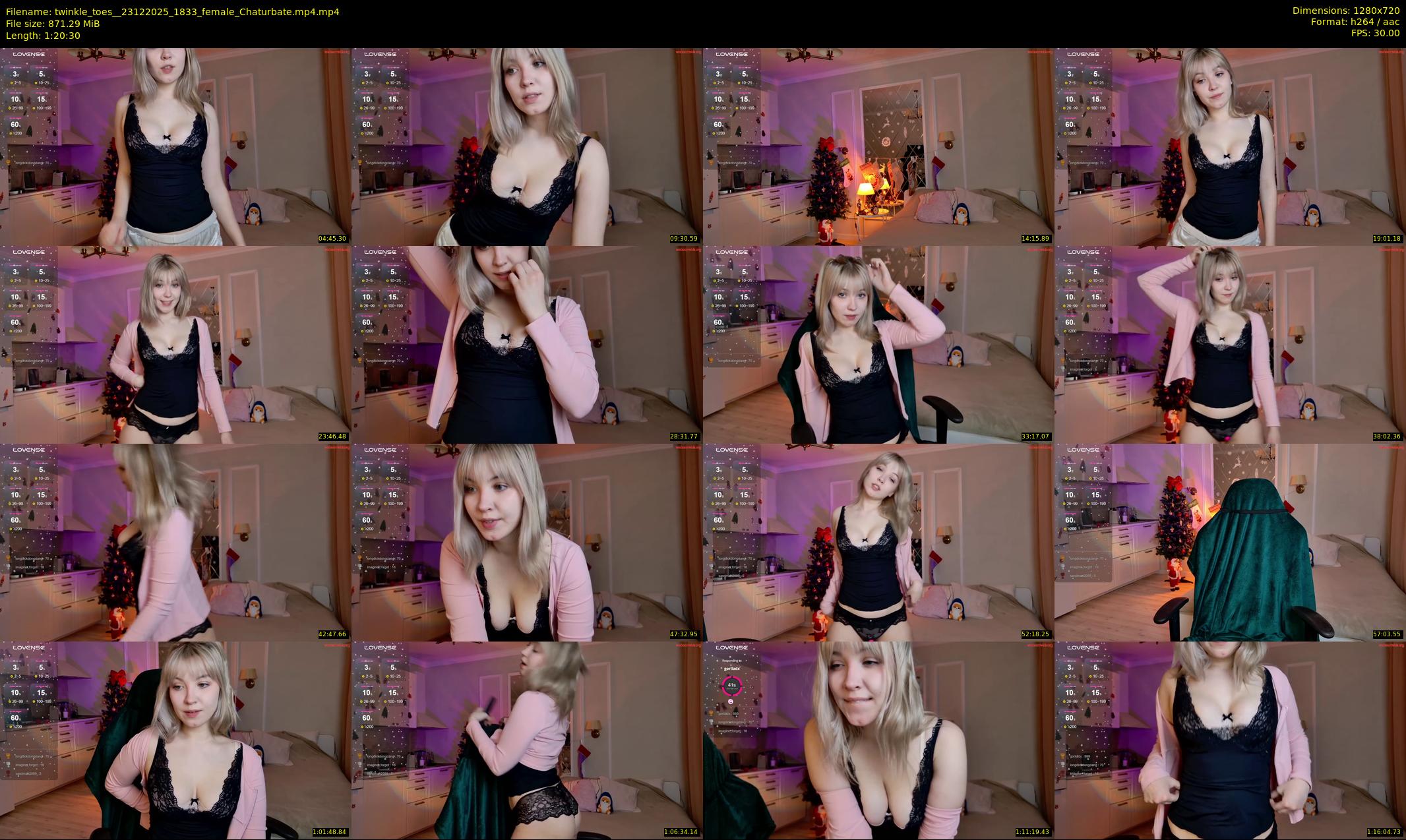 twinkle_toes_ — 81 minute Chaturbate female cam show recording, 720p, Dec 23, 2025