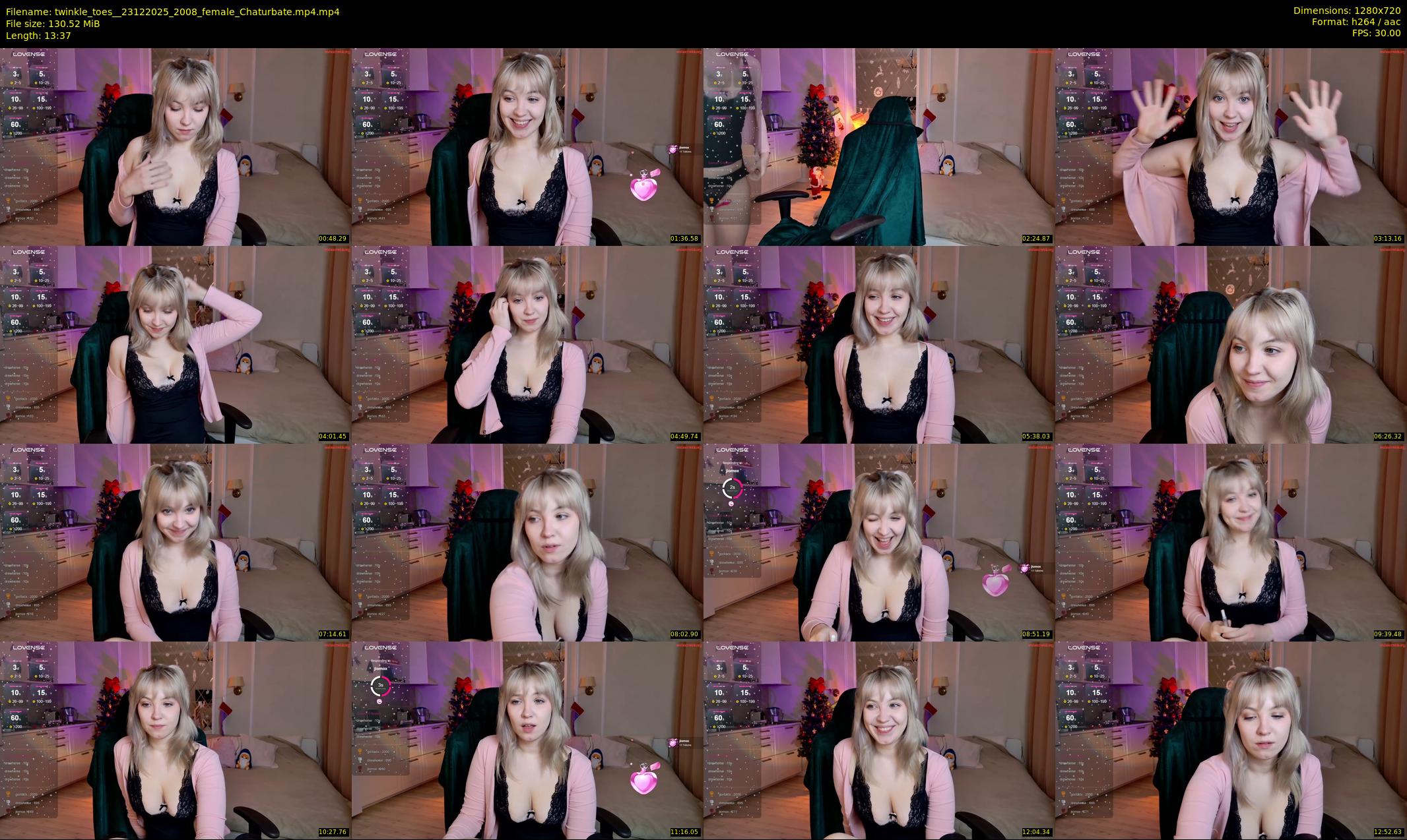 twinkle_toes_ — 14 minute Chaturbate female cam show recording, 720p, Dec 23, 2025