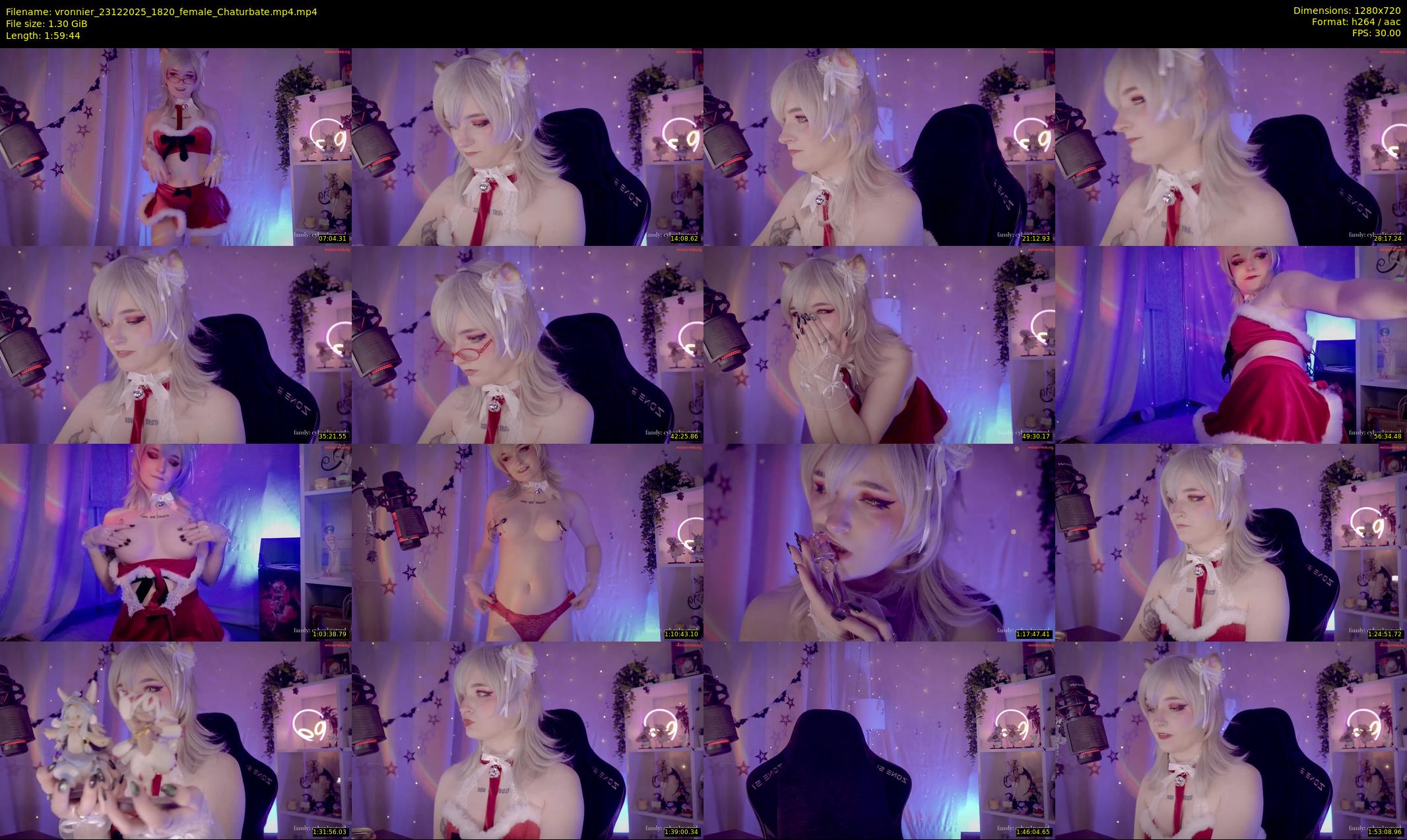 vronnier — 120 minute Chaturbate female cam show recording, 720p, Dec 23, 2025