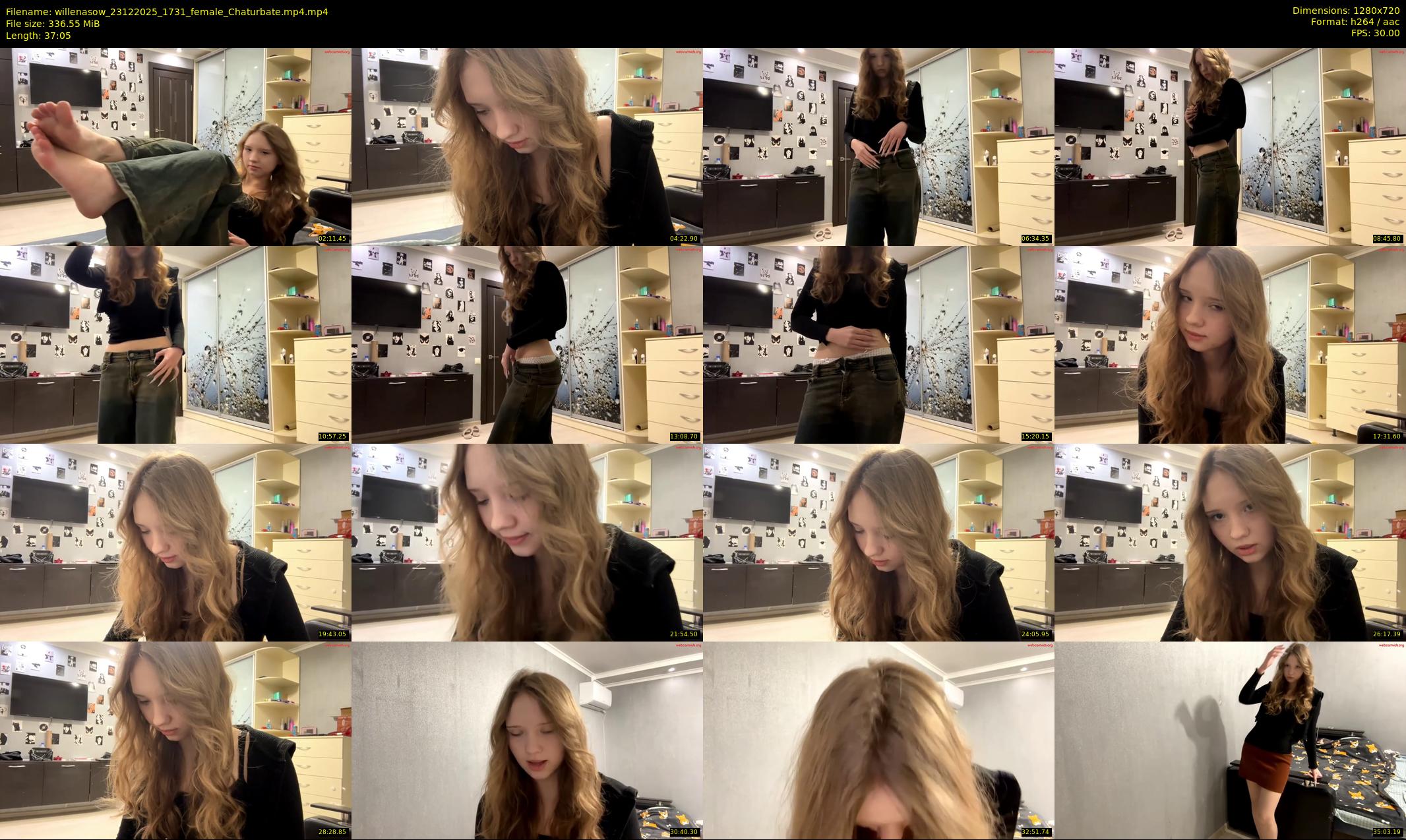 willenasow — 38 minute Chaturbate female cam show recording, 720p, Dec 23, 2025