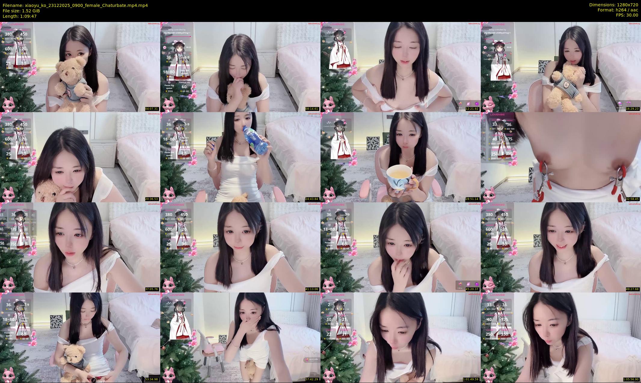 xiaoyu_ko — 70 minute Chaturbate female cam show recording, 720p, Dec 23, 2025