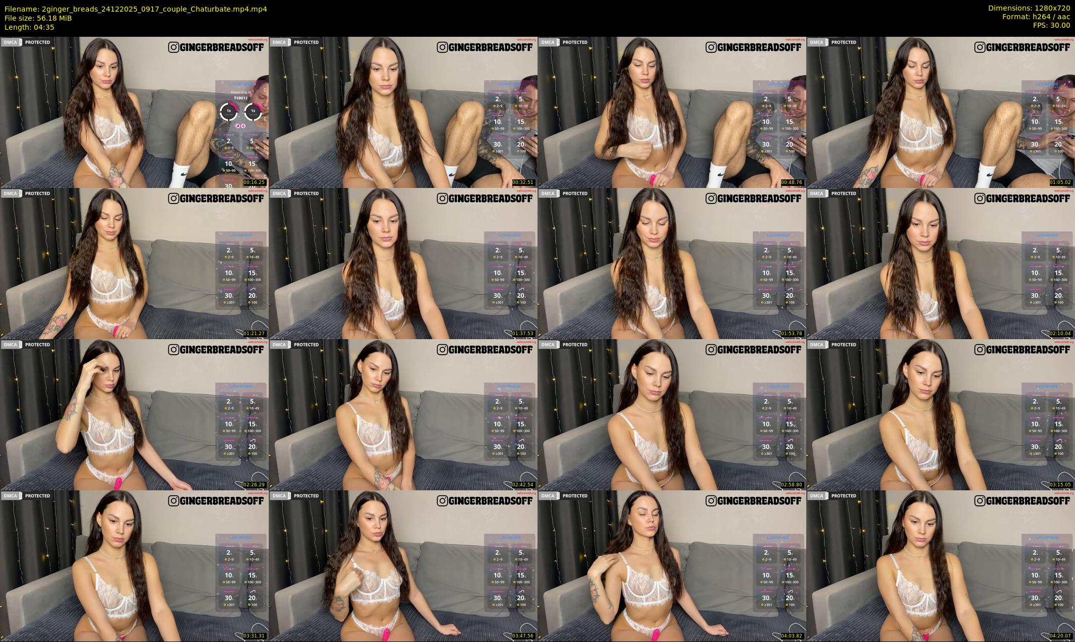 2ginger_breads — 5 minute Chaturbate couple cam show recording, 720p, Dec 24, 2025
