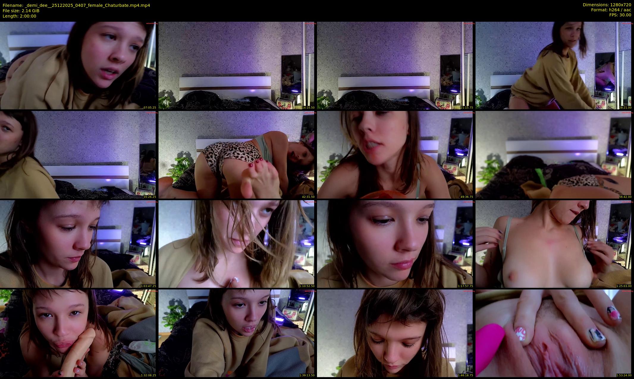 _demi_dee_ — 120 minute Chaturbate female cam show recording, 720p, Dec 25, 2025
