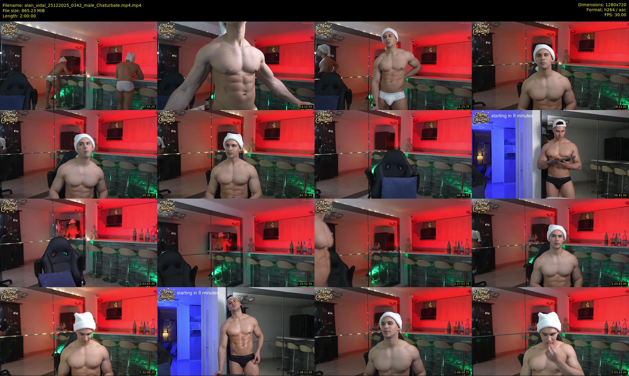 alan_vidal — 120 minute Chaturbate male cam show recording, 720p, Dec 25, 2025