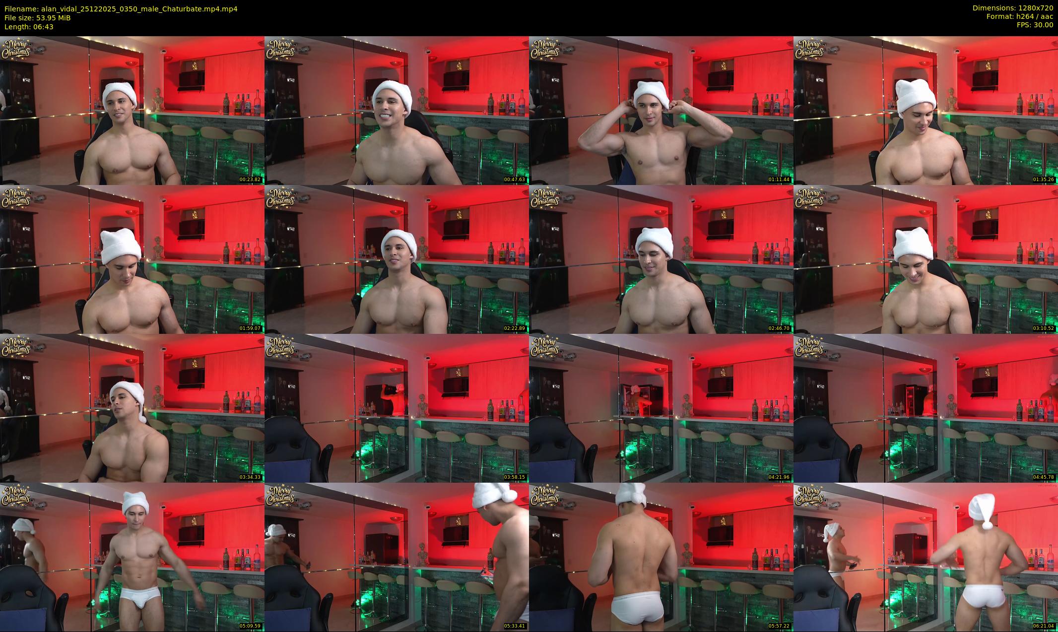alan_vidal — 7 minute Chaturbate male cam show recording, 720p, Dec 25, 2025