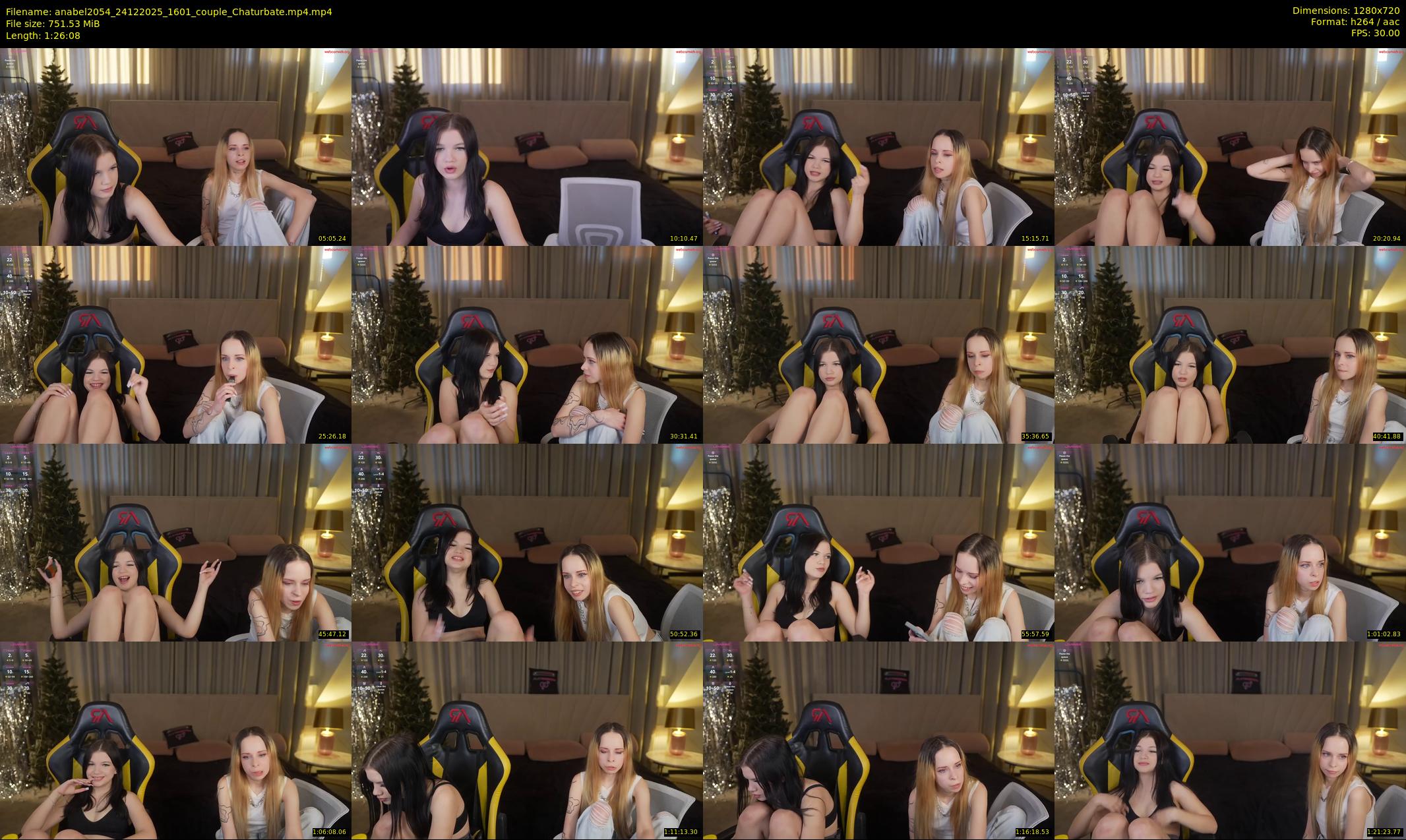 anabel2054 — 87 minute Chaturbate female cam show recording, 720p, Dec 24, 2025