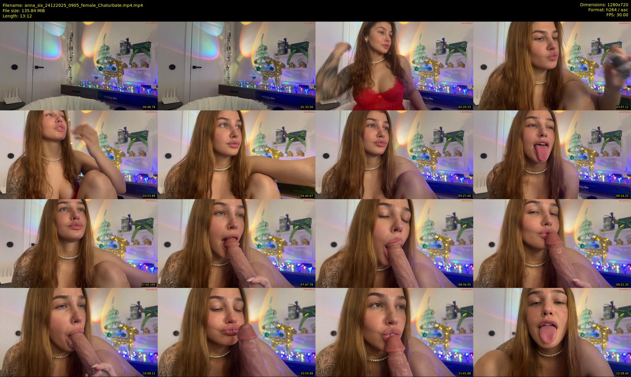 anna_six — 14 minute Chaturbate female cam show recording, 720p, Dec 24, 2025