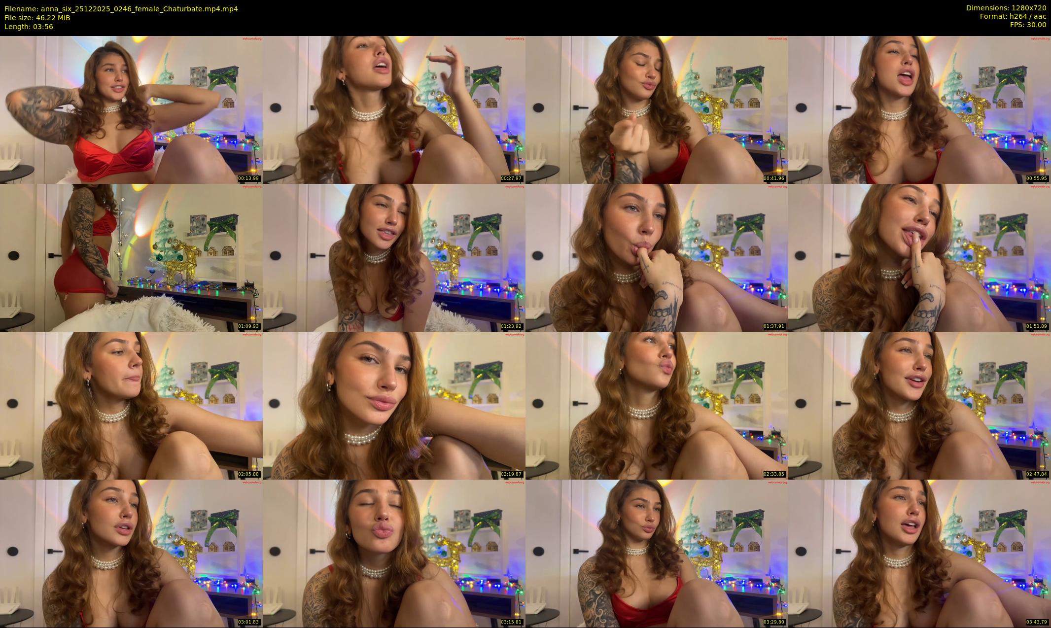 anna_six — 4 minute Chaturbate female cam show recording, 720p, Dec 25, 2025
