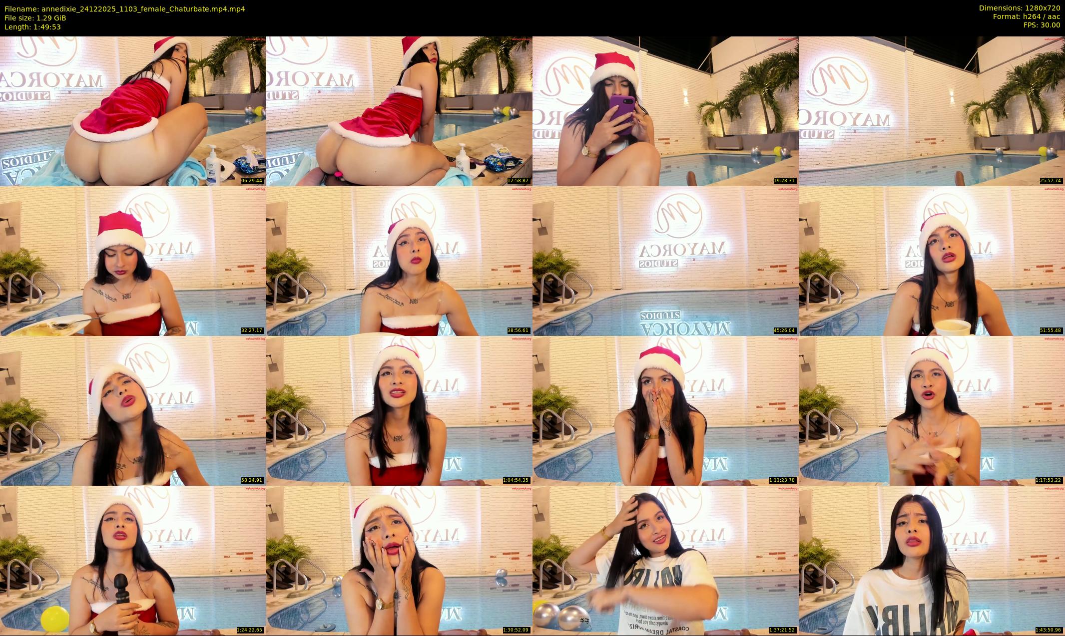 annedixie — 110 minute Chaturbate female cam show recording, 720p, Dec 24, 2025