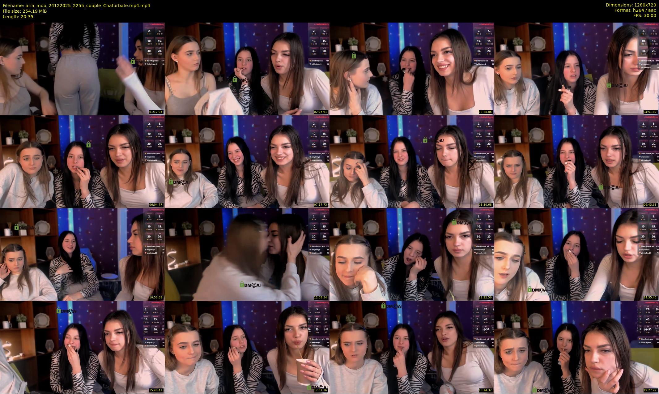 aria_moo — 21 minute Chaturbate couple cam show recording, 720p, Dec 24, 2025