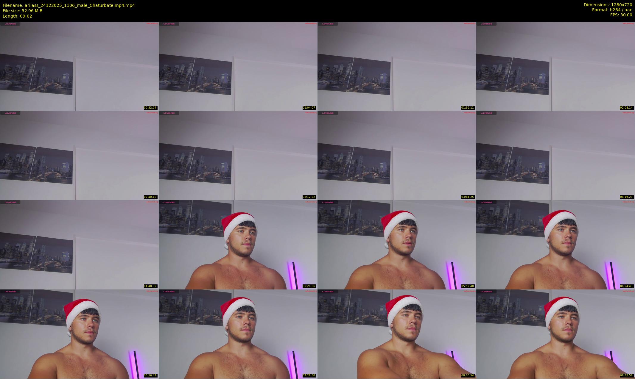 arilass — 10 minute Chaturbate male cam show recording, 720p, Dec 24, 2025