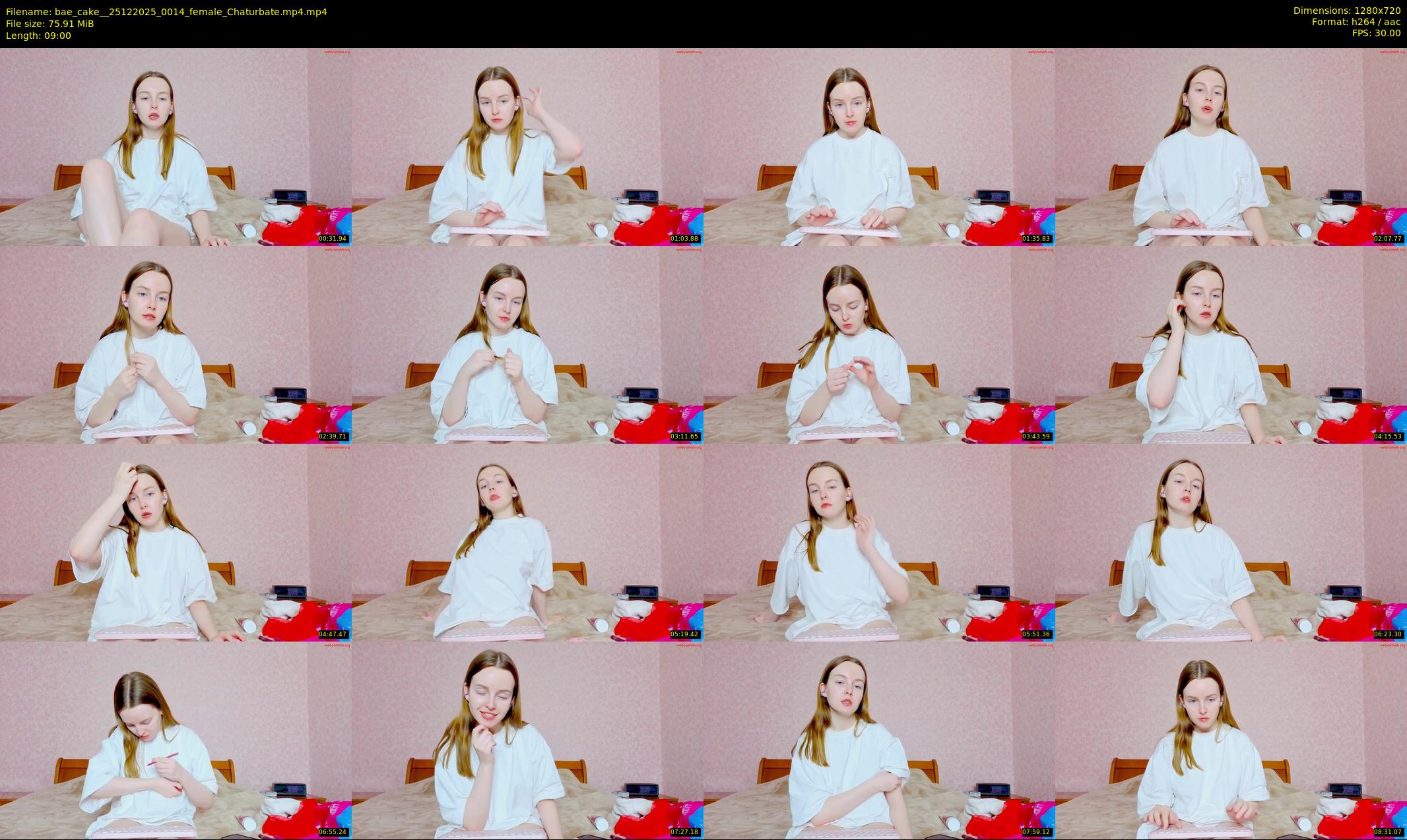bae_cake_ — 9 minute Chaturbate female cam show recording, 720p, Dec 25, 2025