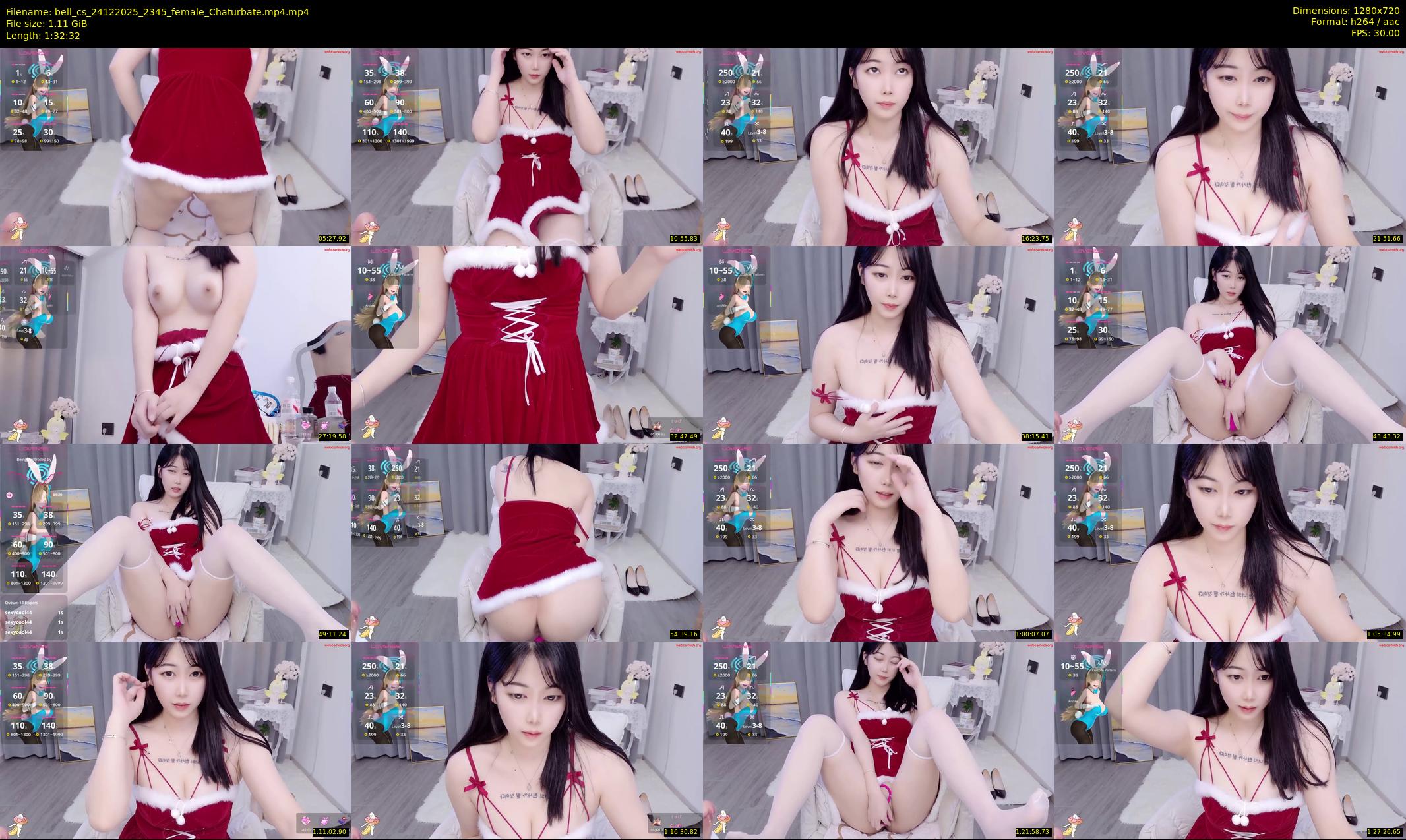 bell_cs — 93 minute Chaturbate female cam show recording, 720p, Dec 24, 2025