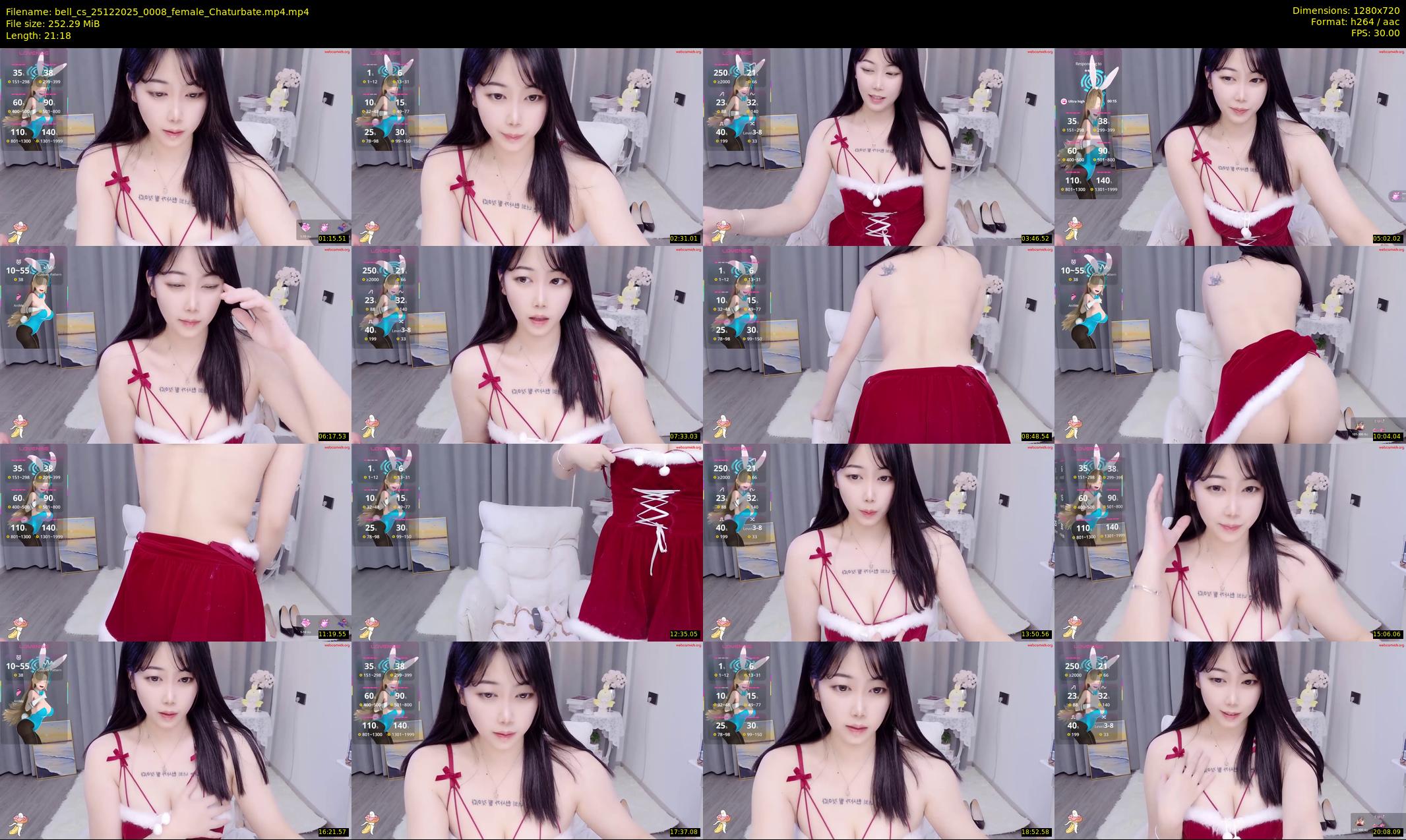 bell_cs — 22 minute Chaturbate female cam show recording, 720p, Dec 25, 2025