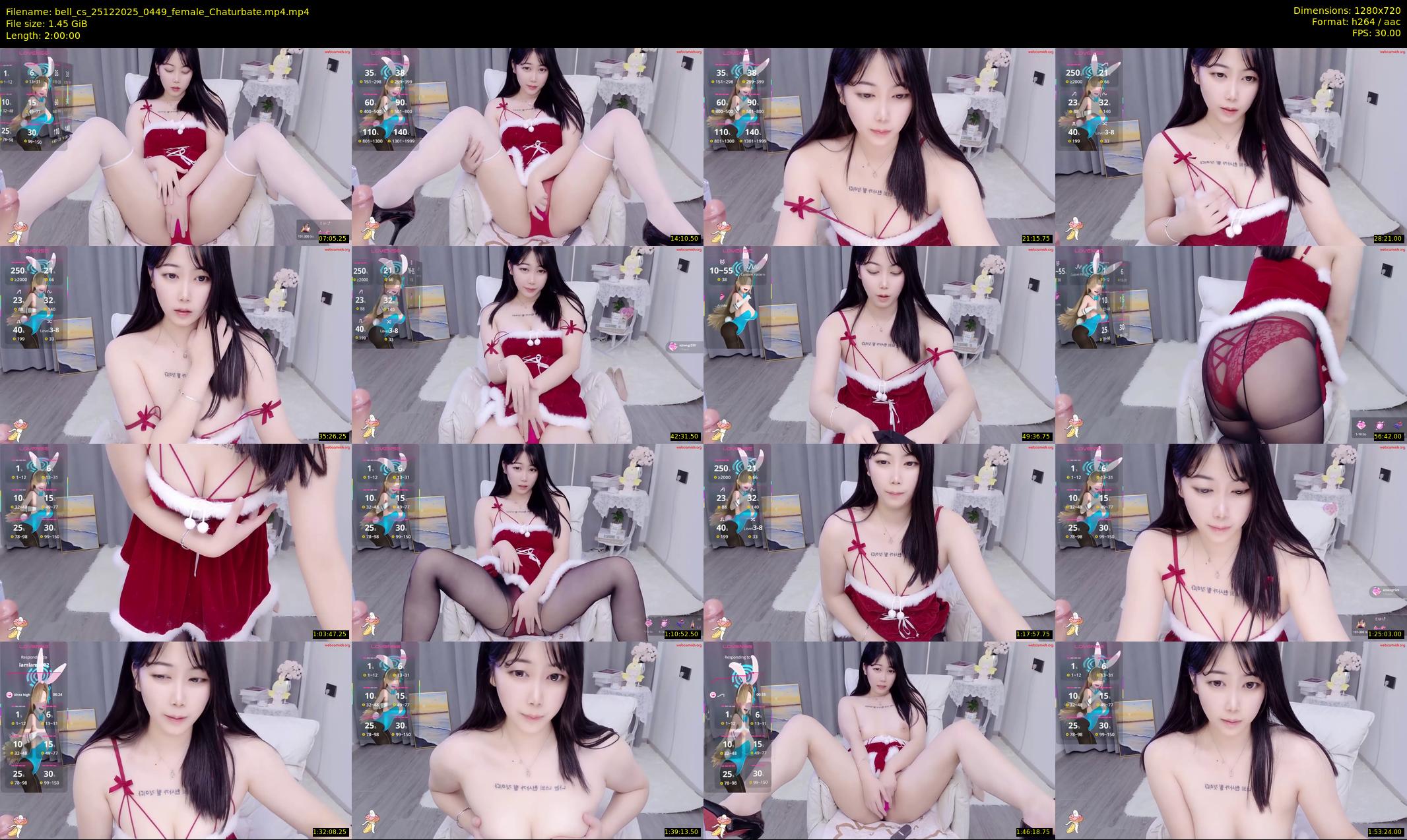 bell_cs — 120 minute Chaturbate female cam show recording, 720p, Dec 25, 2025