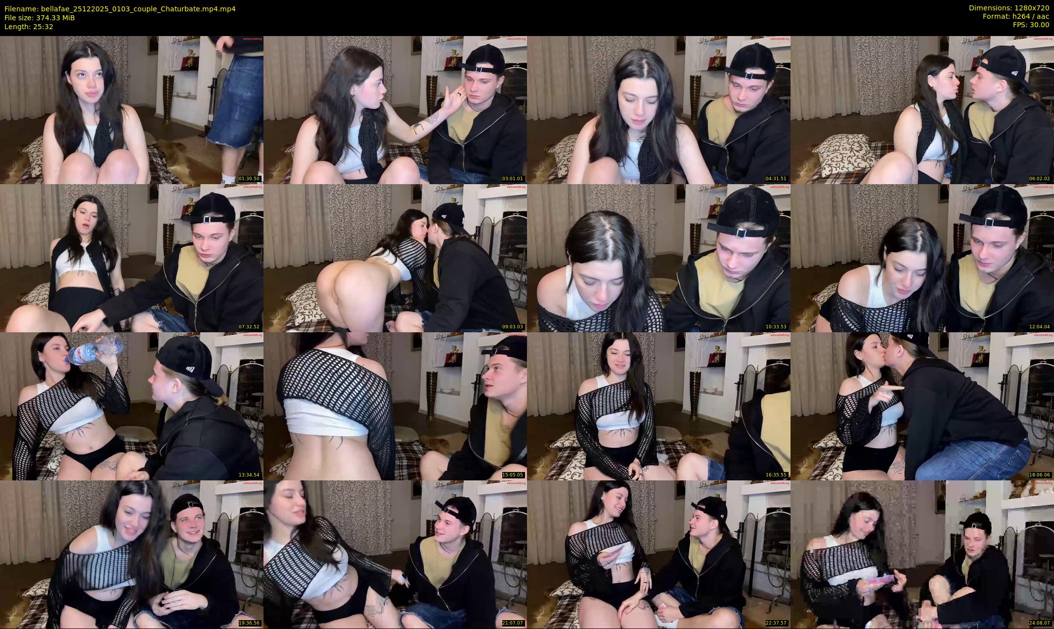 bellafae — 26 minute Chaturbate couple cam show recording, 720p, Dec 25, 2025