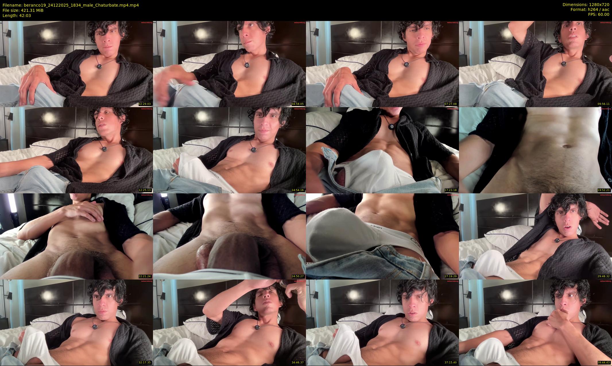 beranco19 — 43 minute Chaturbate male cam show recording, 720p, Dec 24, 2025