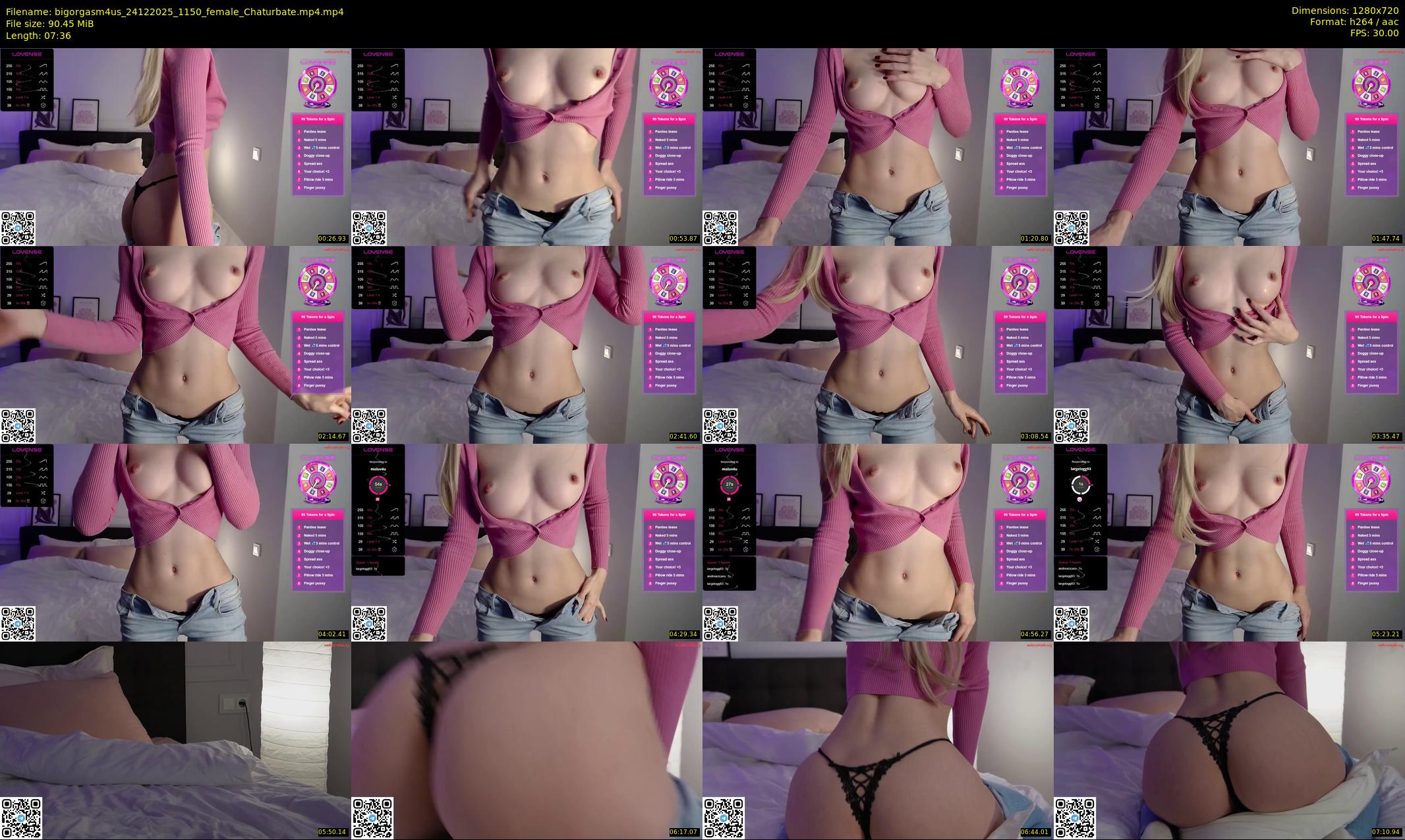 bigorgasm4us — 8 minute Chaturbate female cam show recording, 720p, Dec 24, 2025