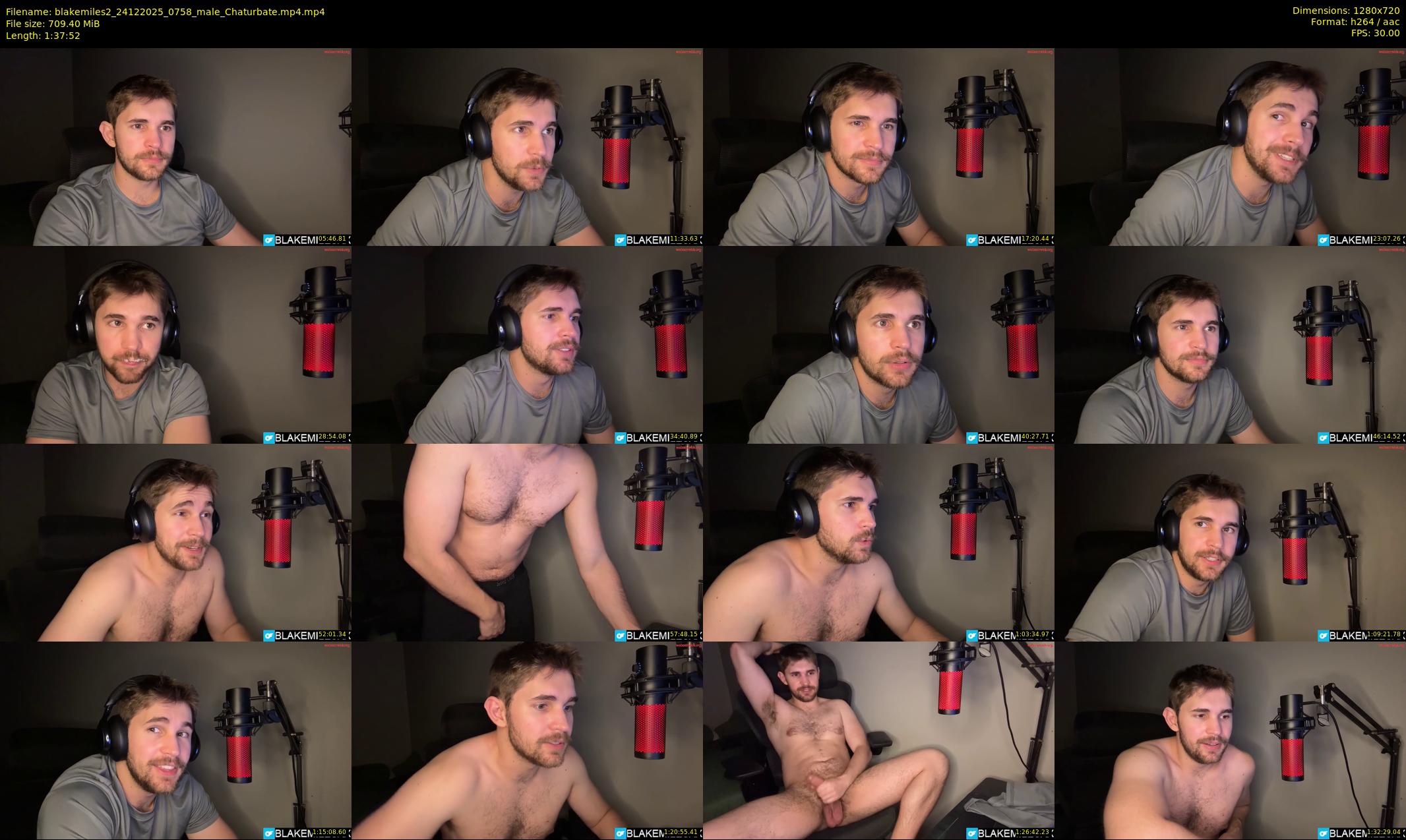blakemiles2 — 98 minute Chaturbate male cam show recording, 720p, Dec 24, 2025
