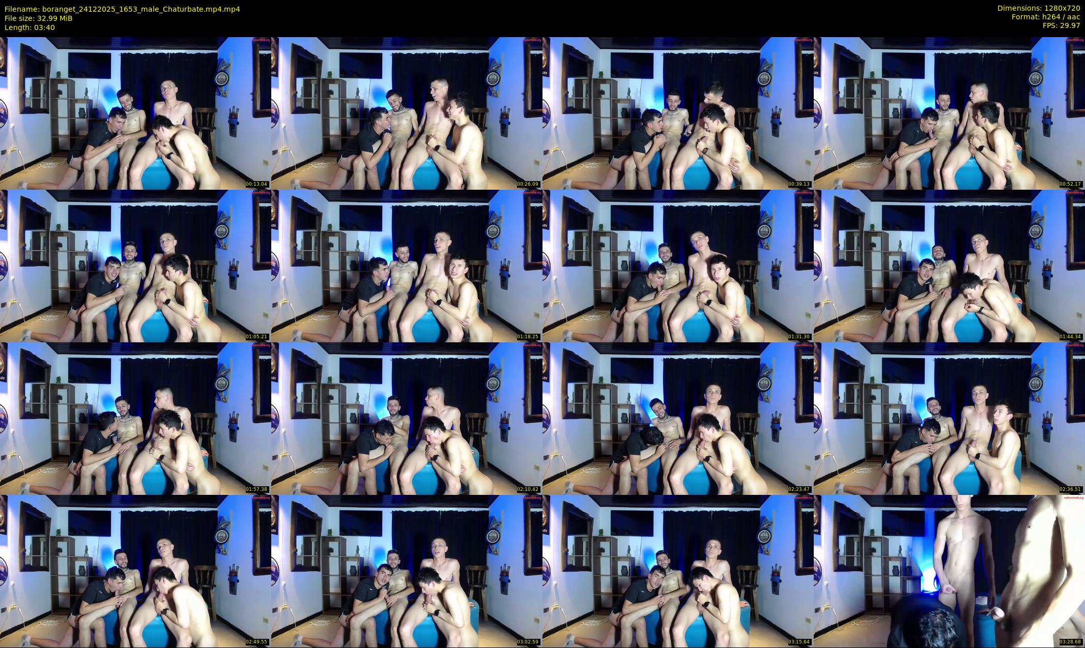 boranget — 4 minute Chaturbate male cam show recording, 720p, Dec 24, 2025