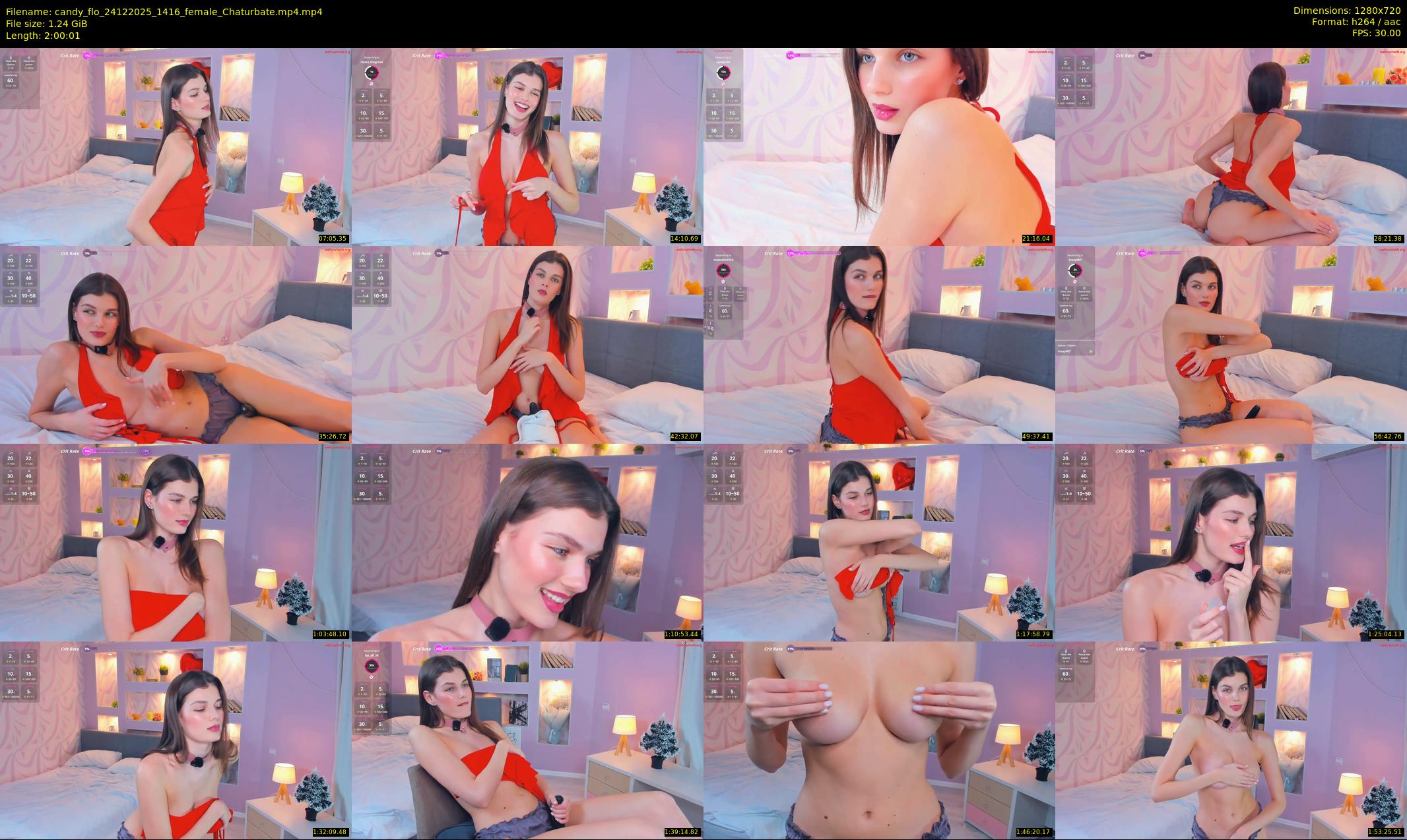 candy_flo — 121 minute Chaturbate female cam show recording, 720p, Dec 24, 2025