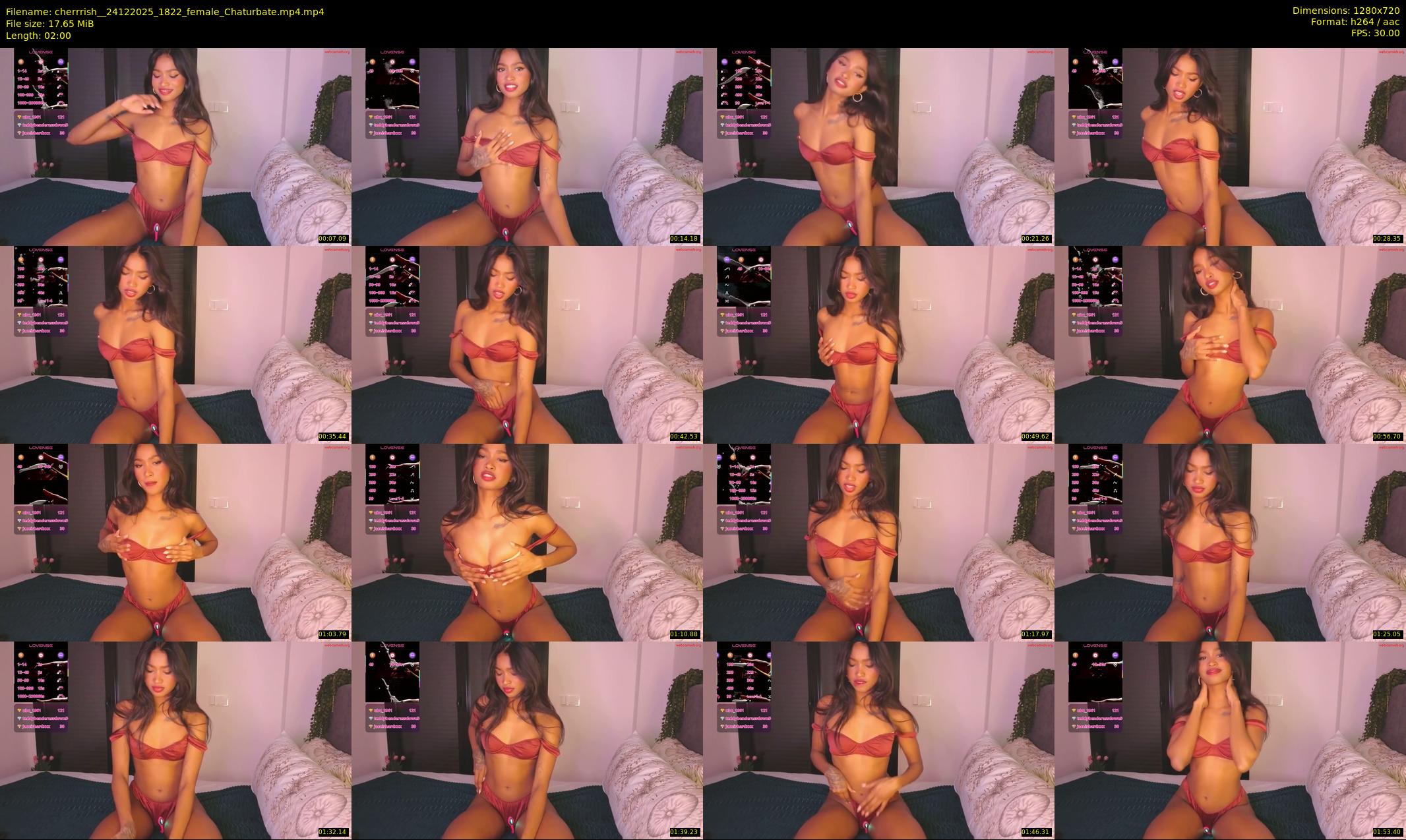 cherrrish_ — 2 minute Chaturbate female cam show recording, 720p, Dec 24, 2025