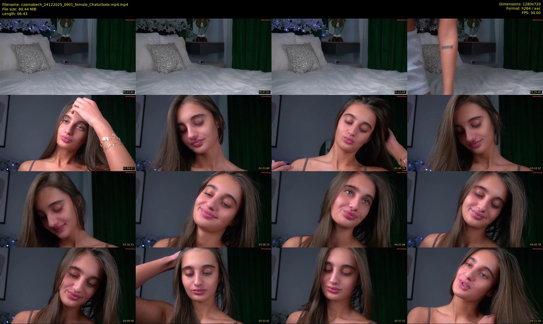 czamabech — 7 minute Chaturbate female cam show recording, 720p, Dec 24, 2025