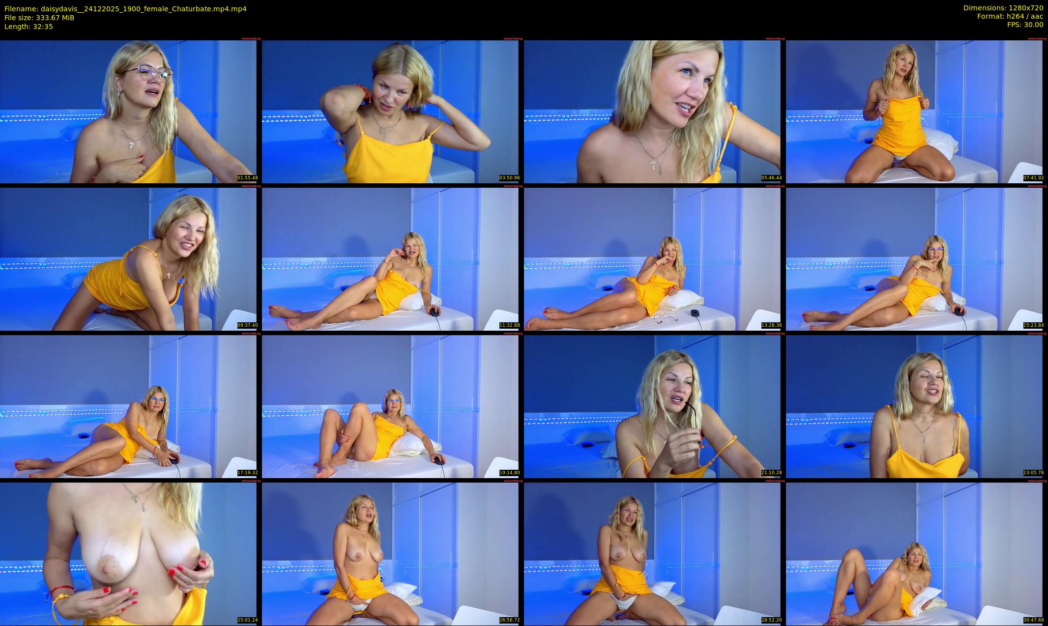 daisydavis_ — 33 minute Chaturbate female cam show recording, 720p, Dec 24, 2025